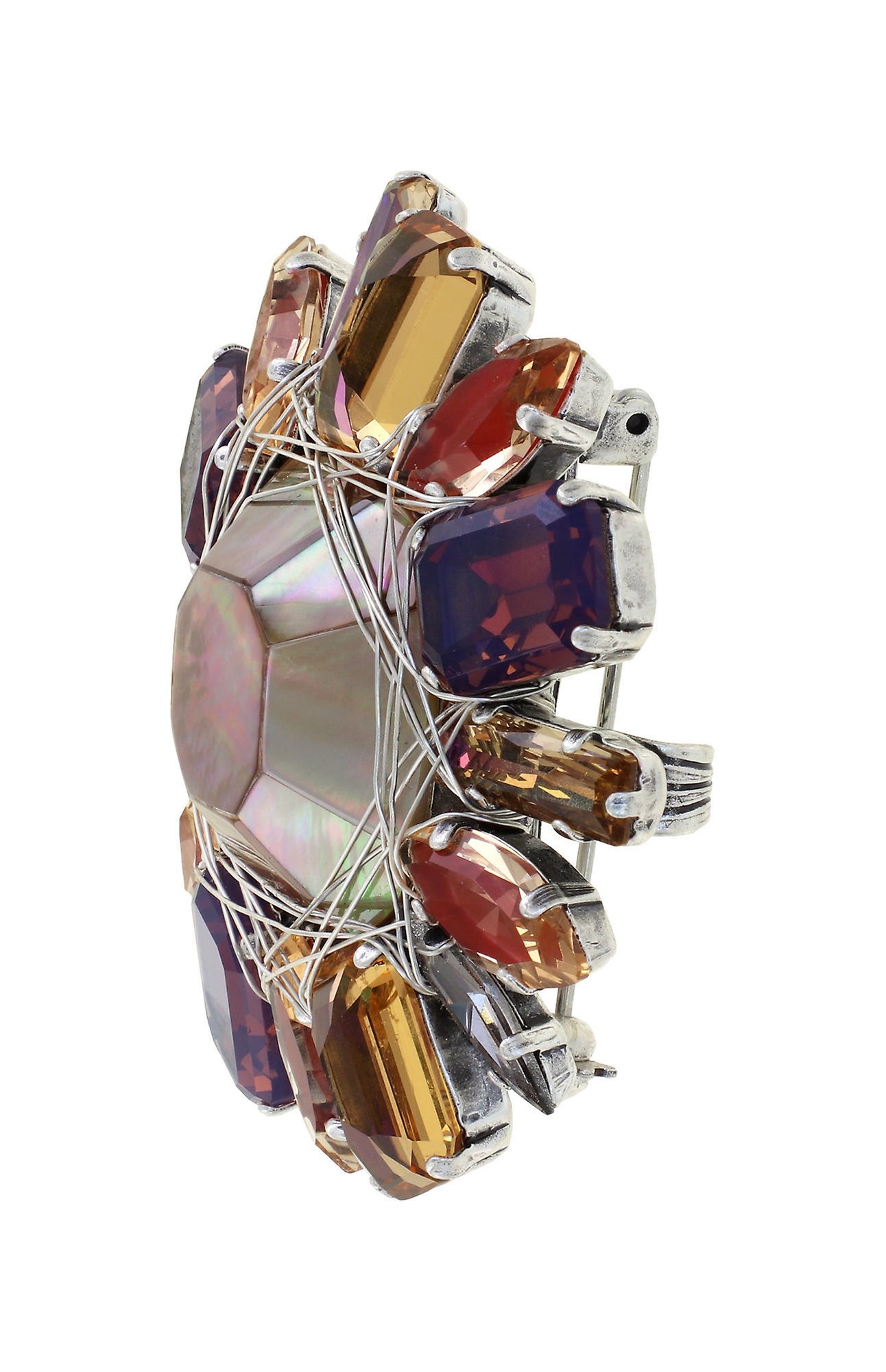 image pour Broche Cocktail at the Beach Rose / Marron  size L