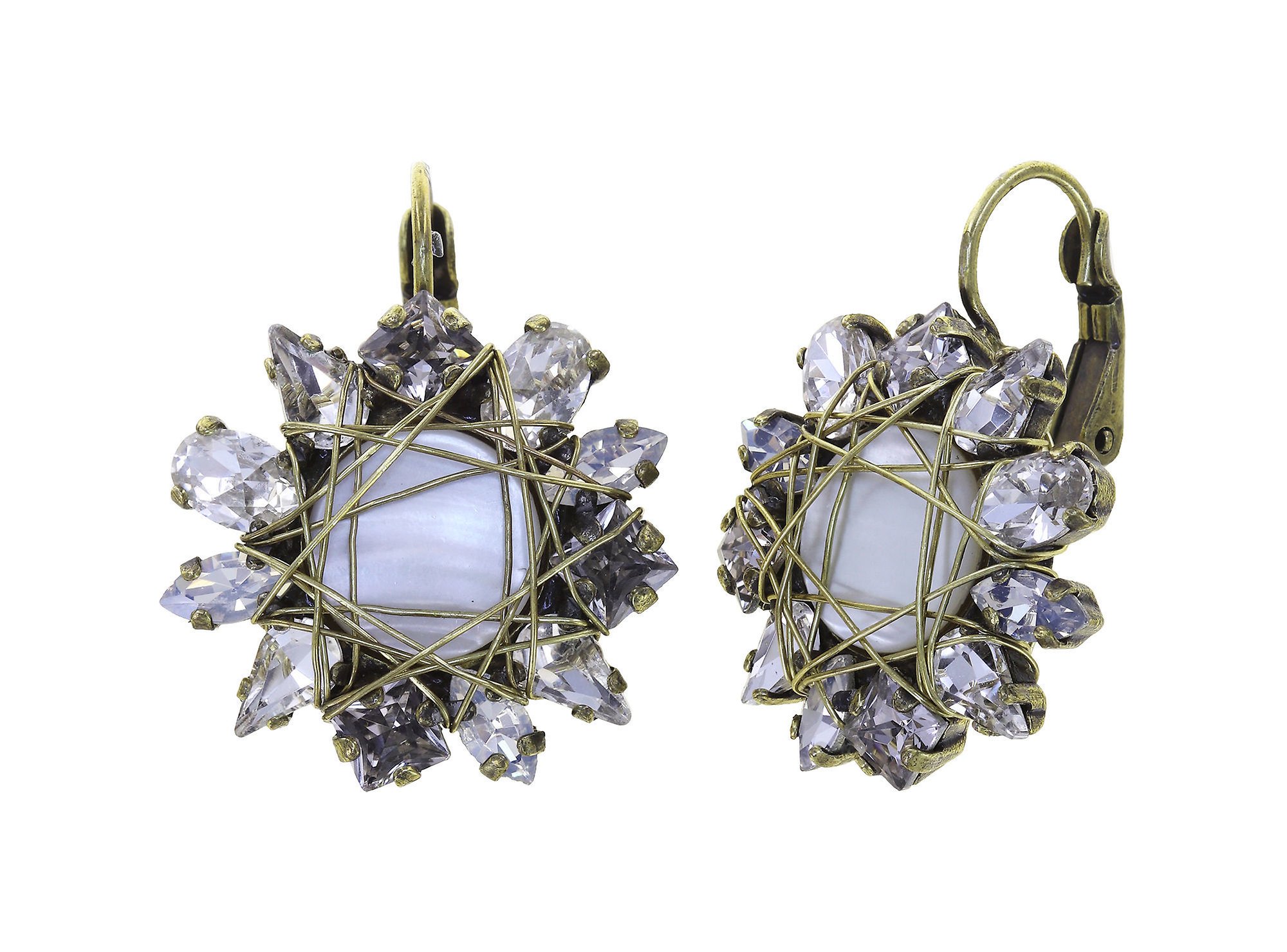 image for Earring Eurowire Cocktail at the Beach White  size S