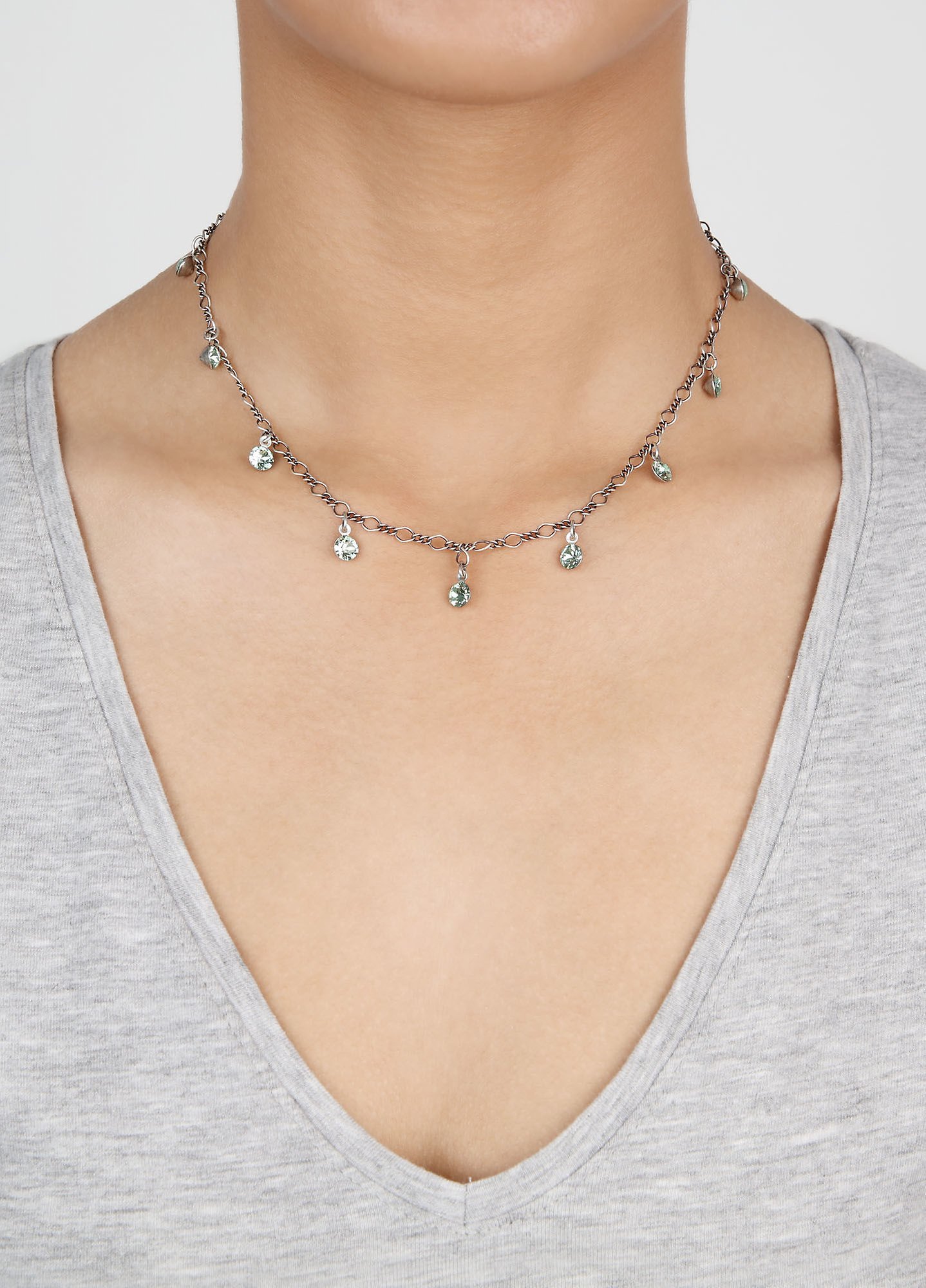 image for Necklace Tutui Collection Light Green chrysolite SS 24