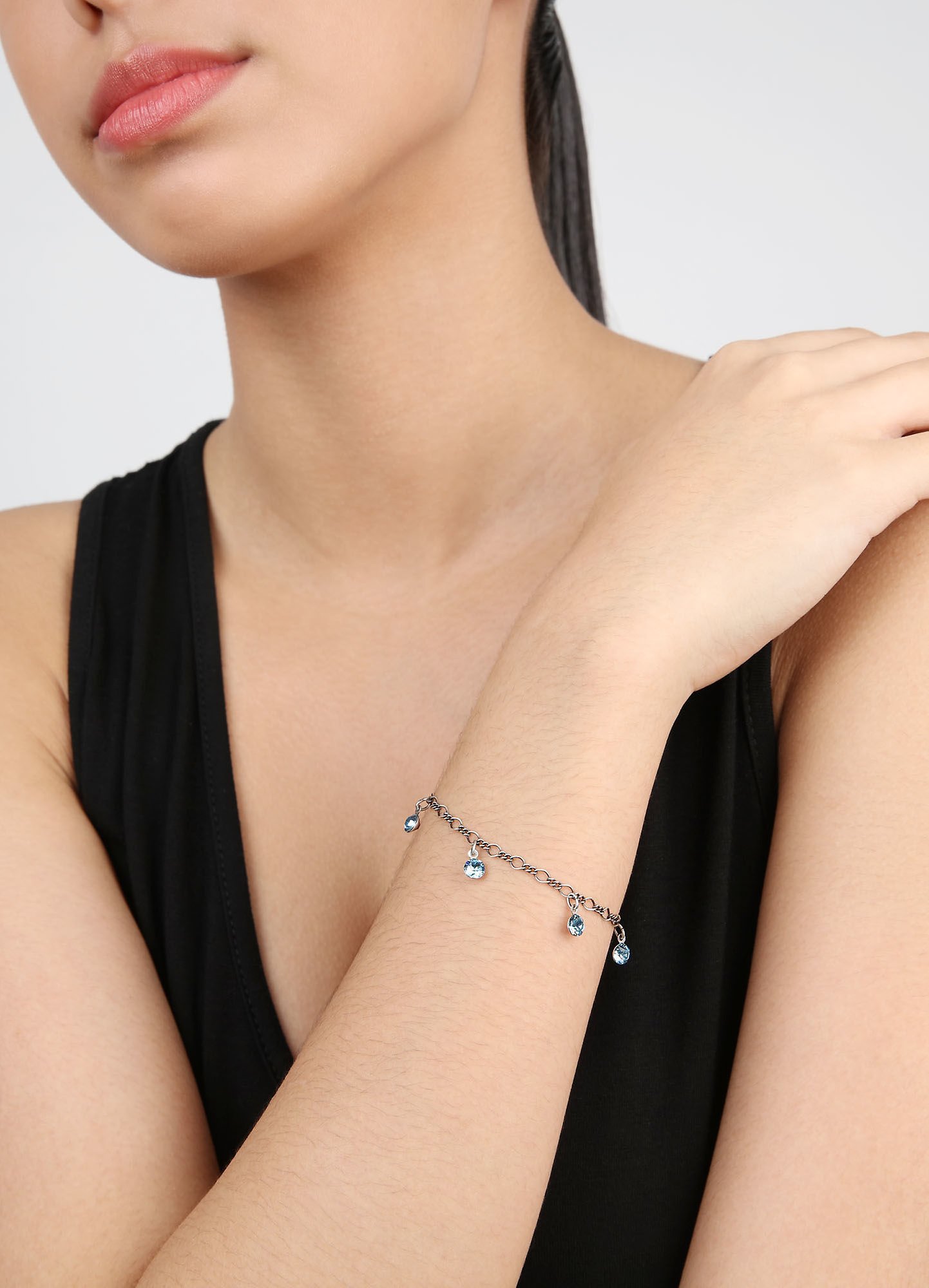 image for Bracelet Tutui Collection Light Blue aquamarine SS 24