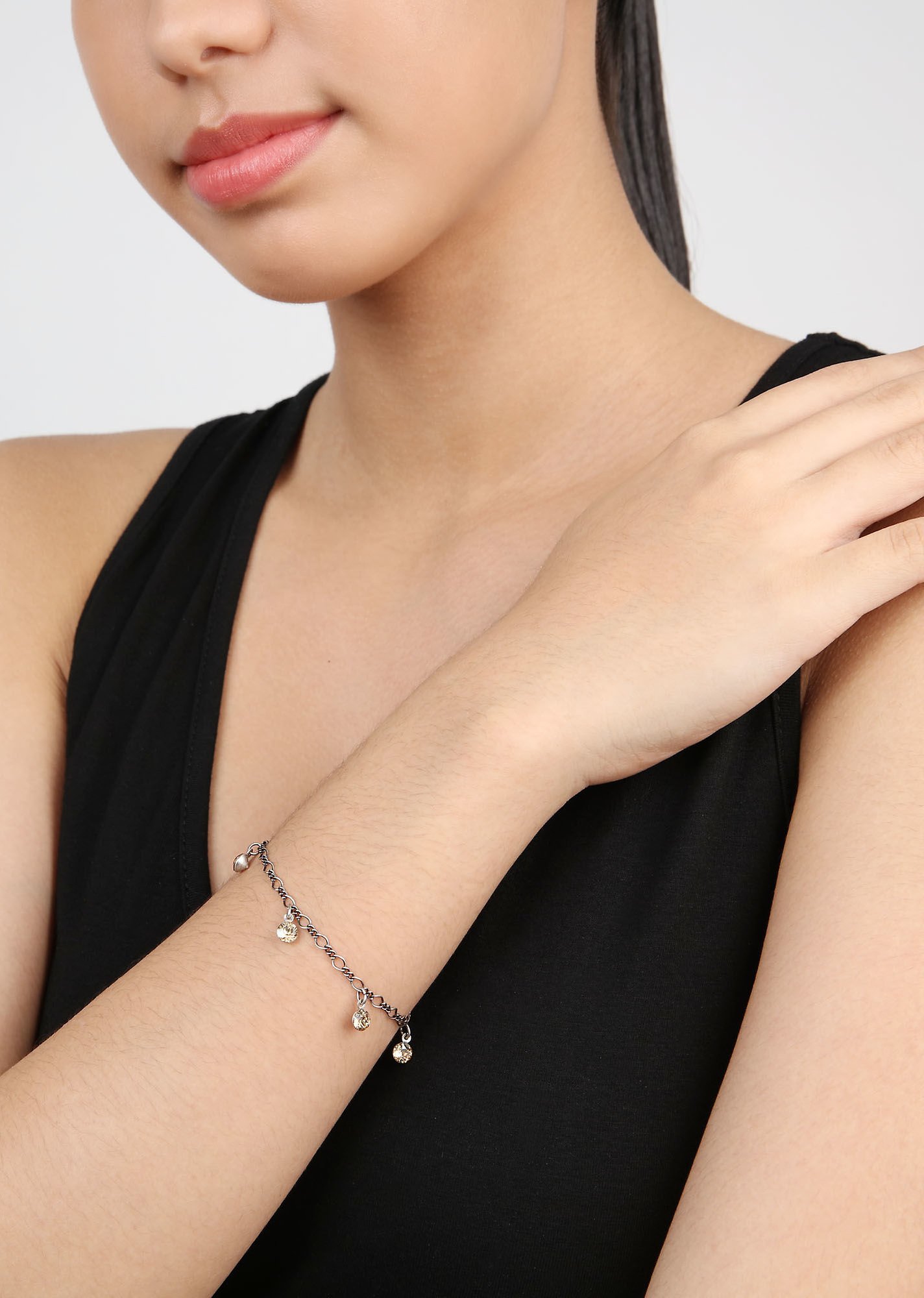 Bild für Armband Tutui Collection Beige Kristall goldener Schatten SS 24