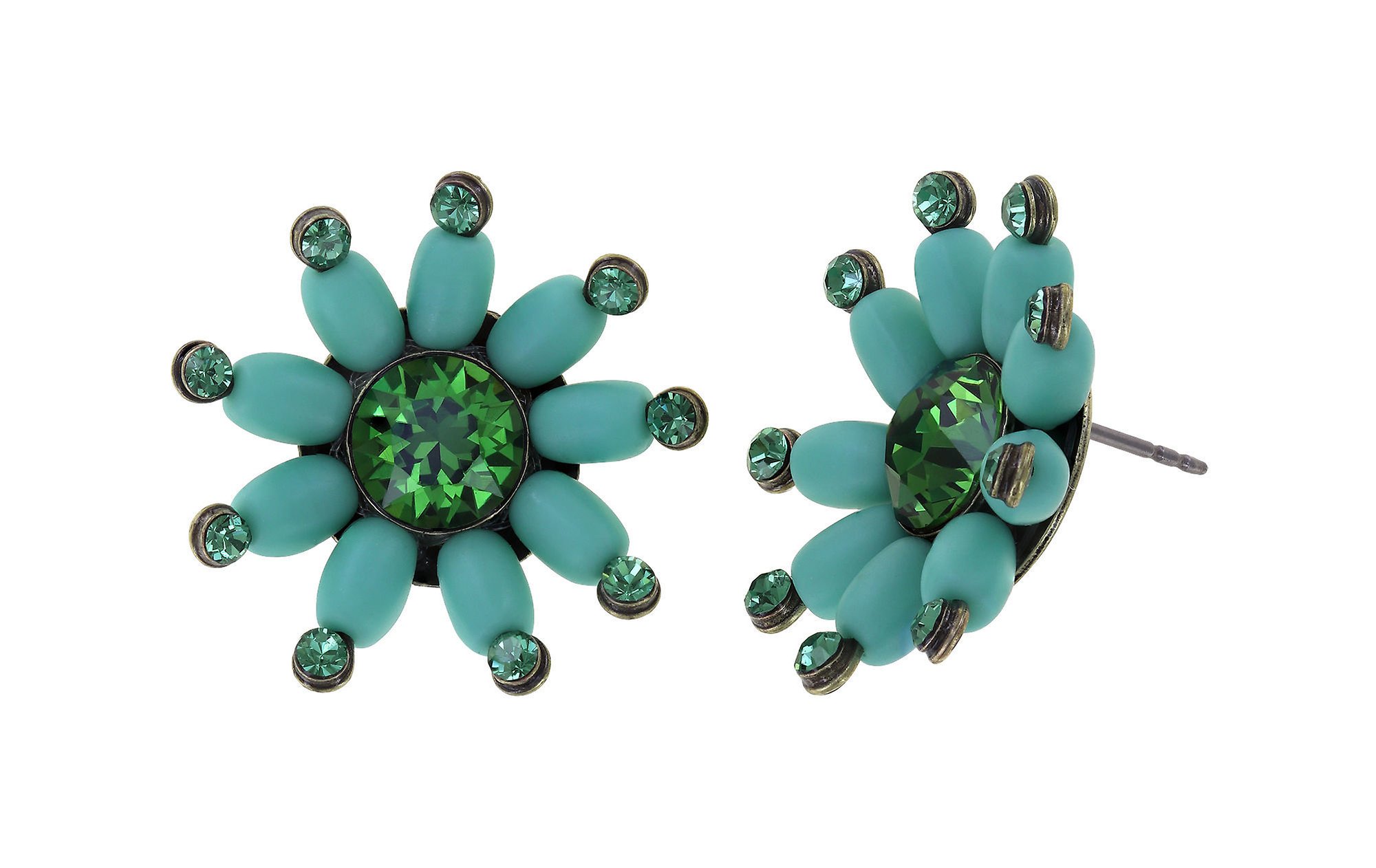 image for Earring stud Daisy Riot Green  size S