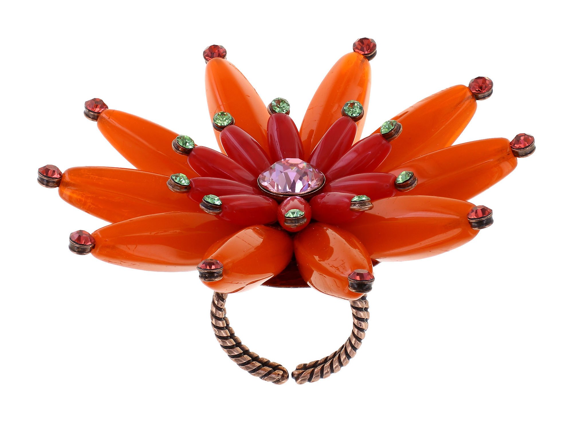 Bild für Ring Daisy Riot Multi Rot  Größe XL