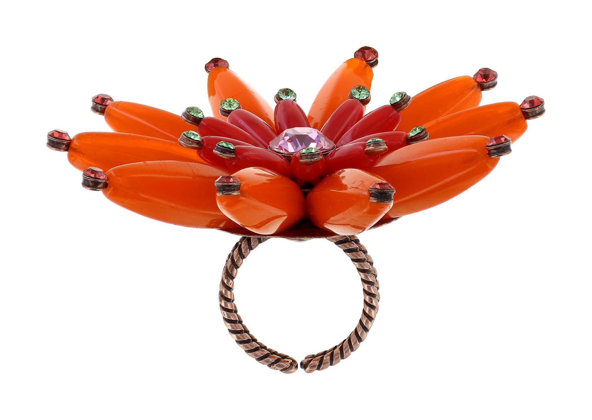 image pour Anneau Daisy Riot Multi Rouge  size XL