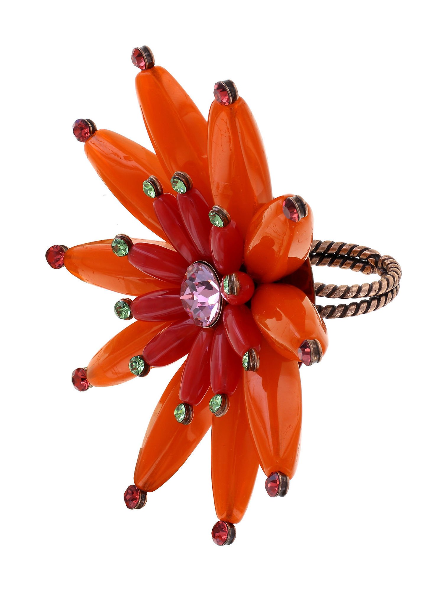 Bild für Ring Daisy Riot Multi Rot  Größe XL