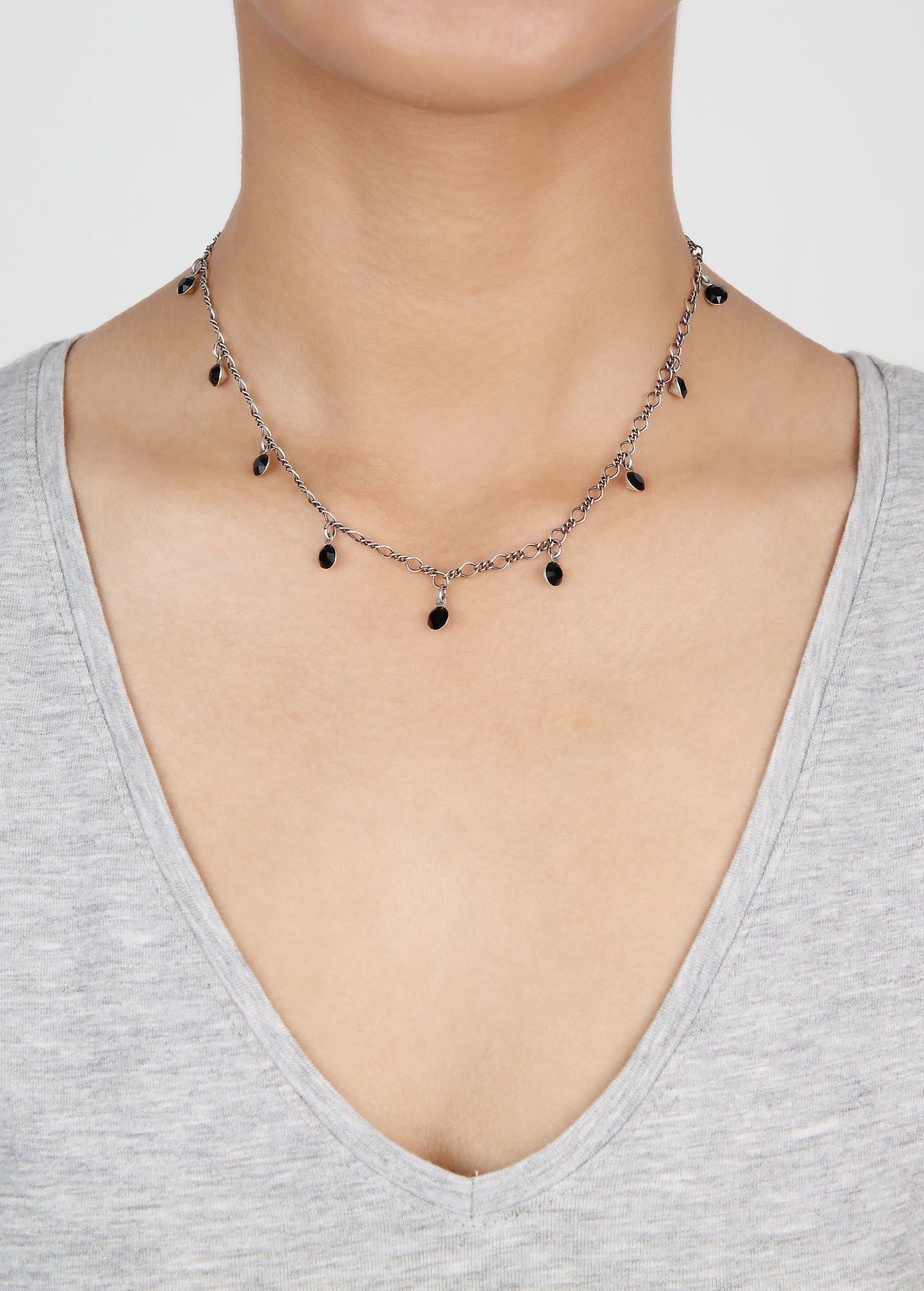 Bild für Halskette Tutui Collection Schwarz Jet SS 24