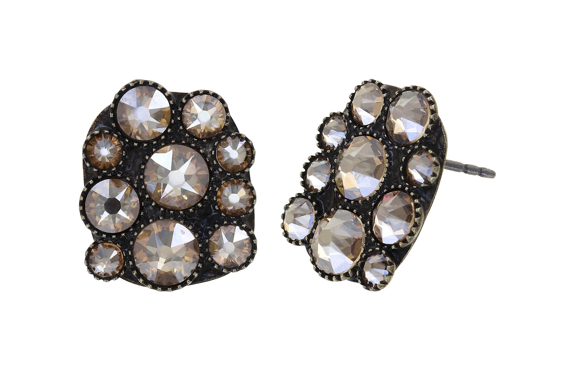 image for Earring Stud Earth, Wind and Business Beige  