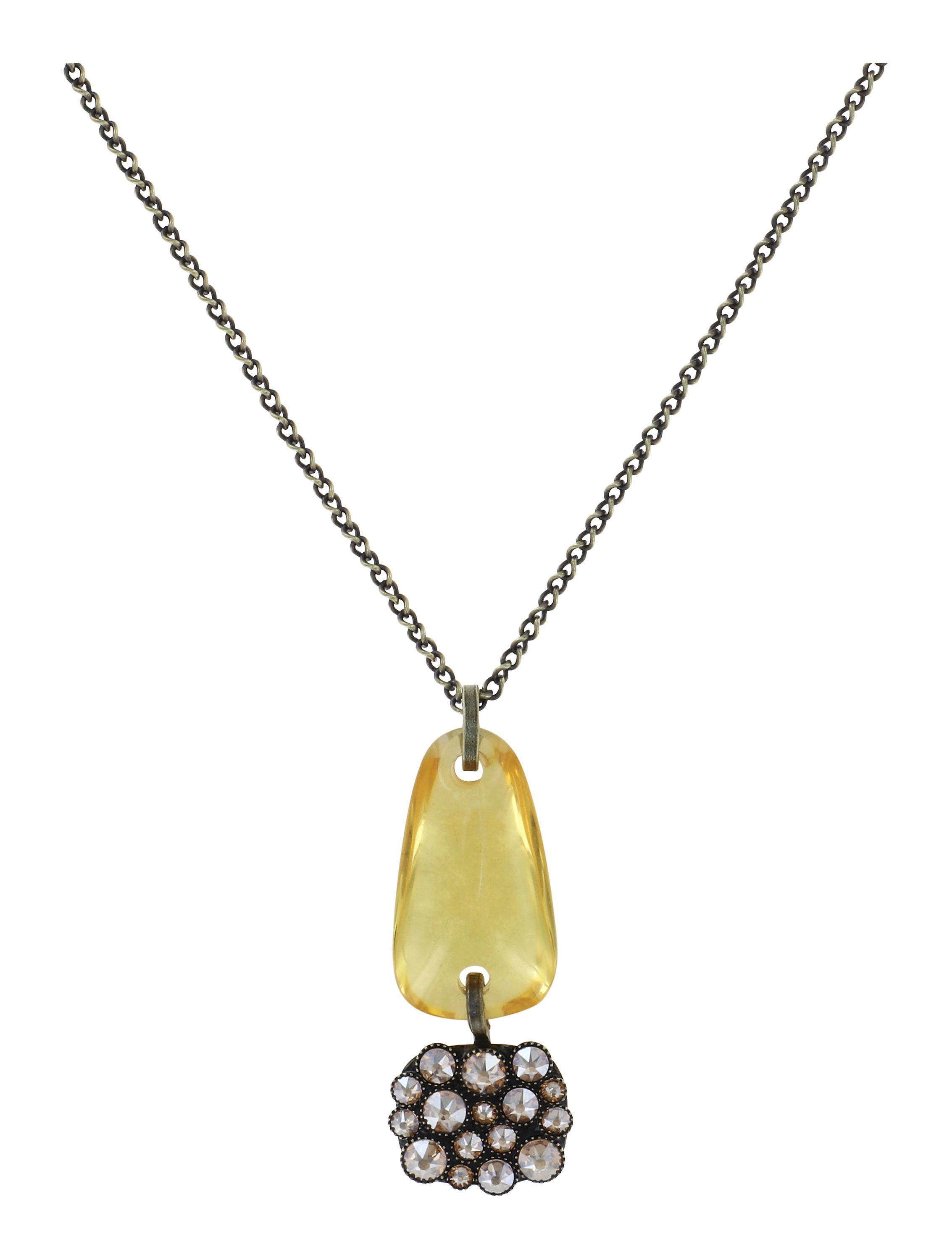 image pour Collier pendant Earth, Wind and Business Beige  