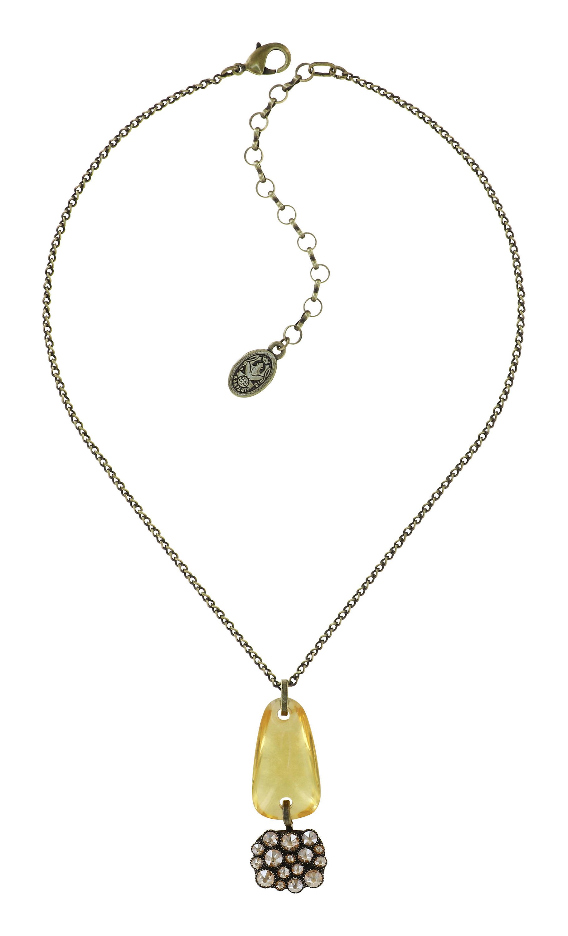 image pour Collier pendant Earth, Wind and Business Beige  