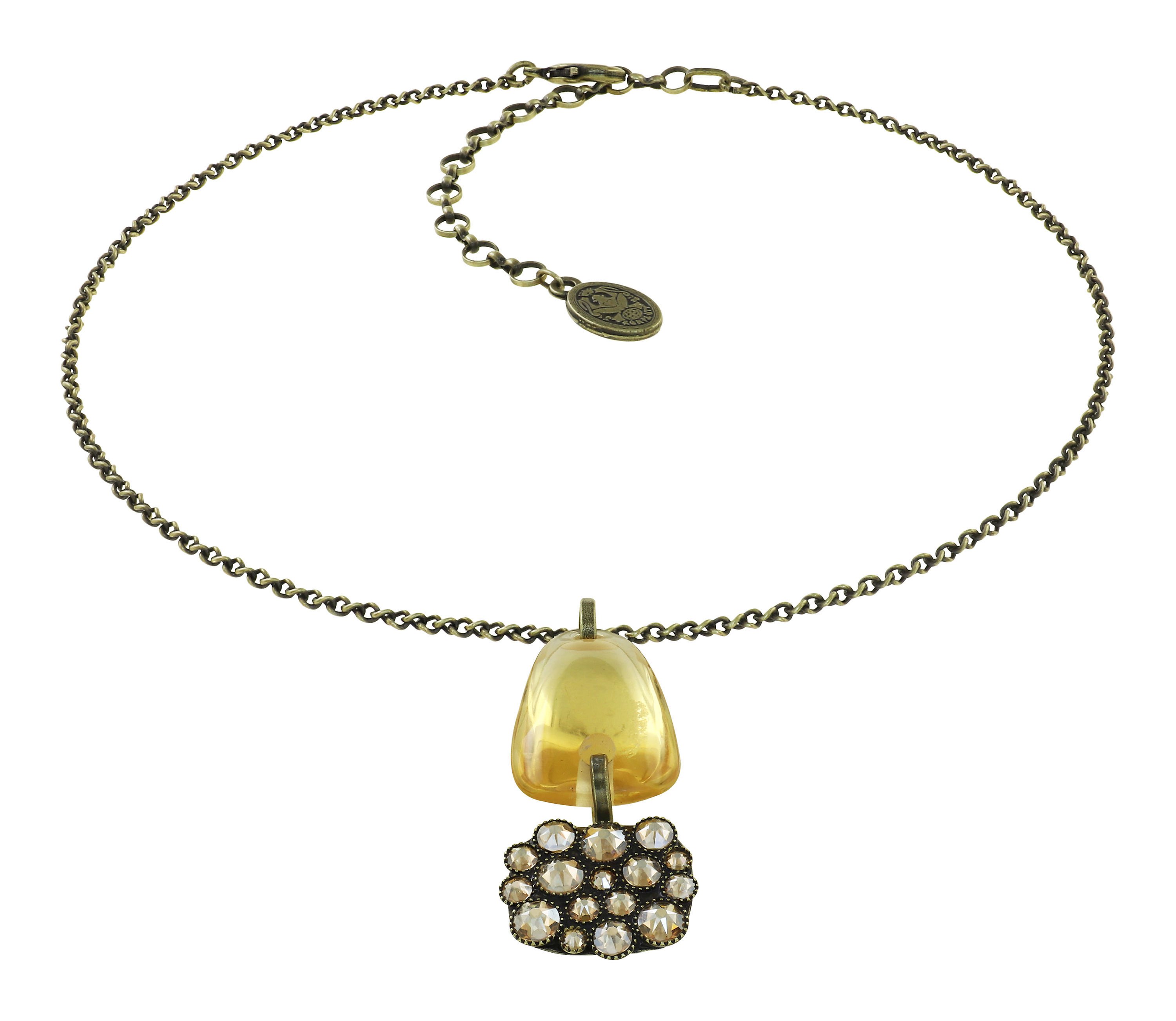 image pour Collier pendant Earth, Wind and Business Beige  