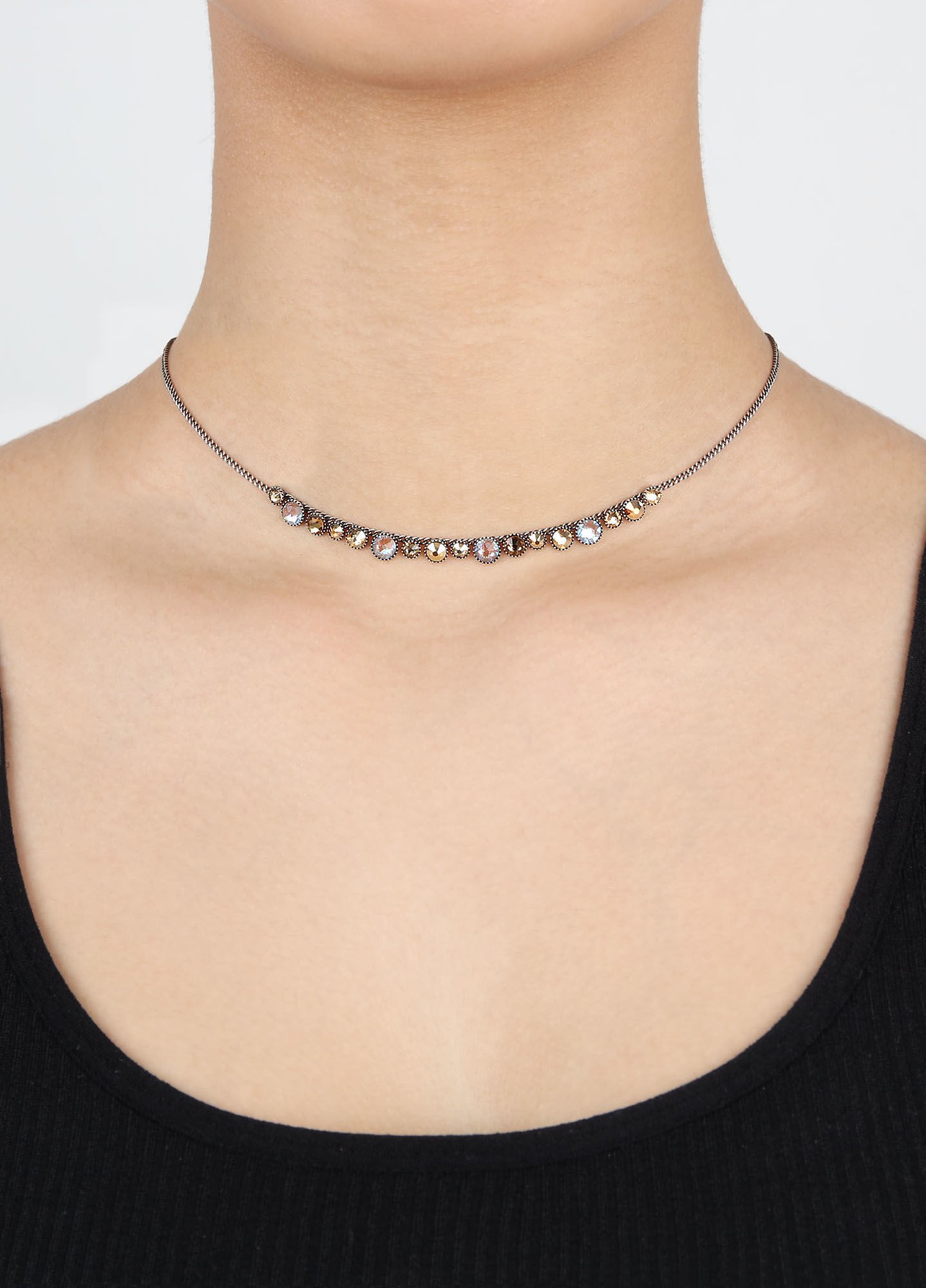 image for Necklace Water Cascade Sun Kissed Brown 