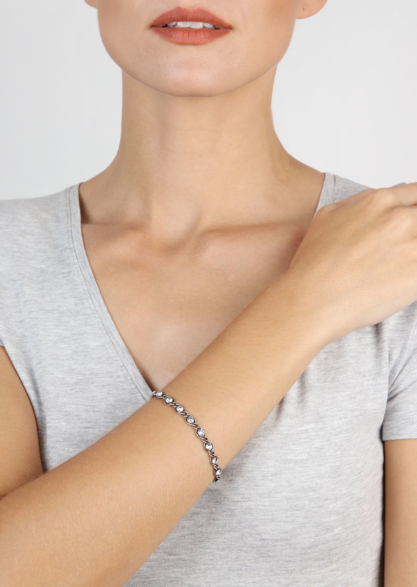 image for Bracelet Magic Fireball White crystal Classic Size (21mm Ø)