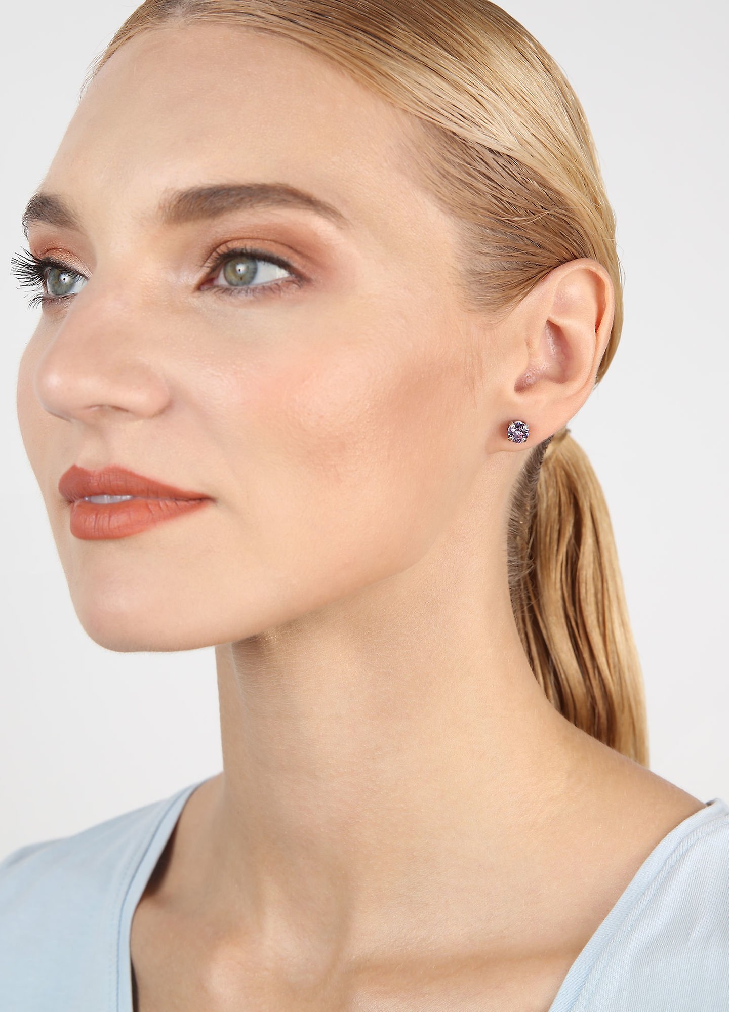 Bild für Ohrstecker Black Jack Lila Veilchen SS 29