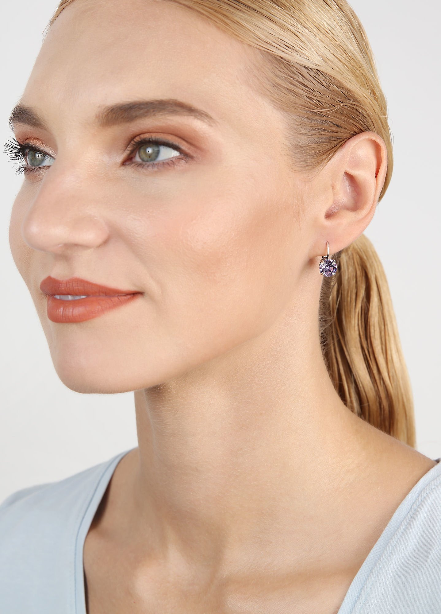 image for Earring Eurowire Black Jack Lila violet SS 39