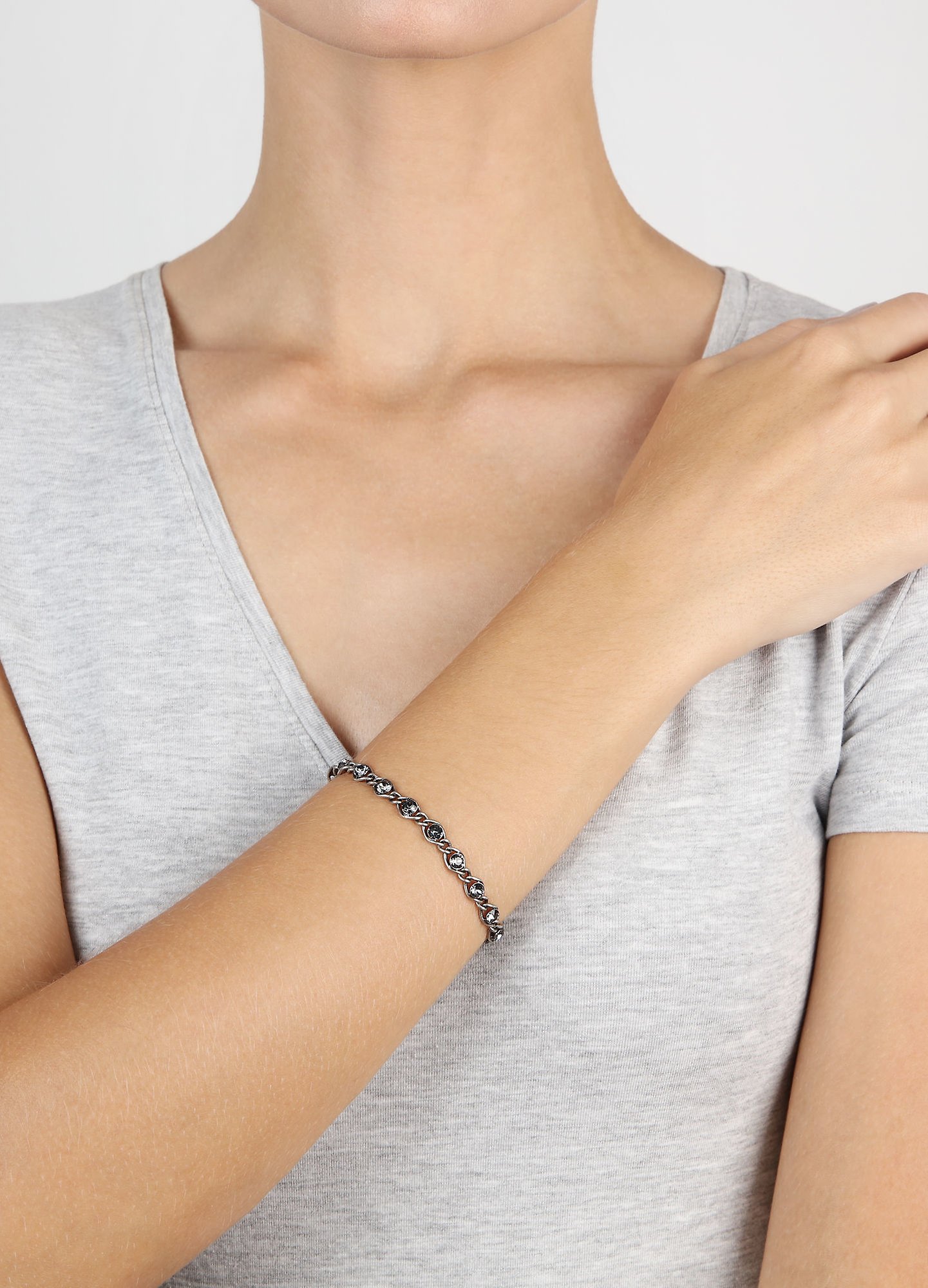 Bild für Armband Magic Fireball Grau crystal night fall Classic Size (21mm Ø)