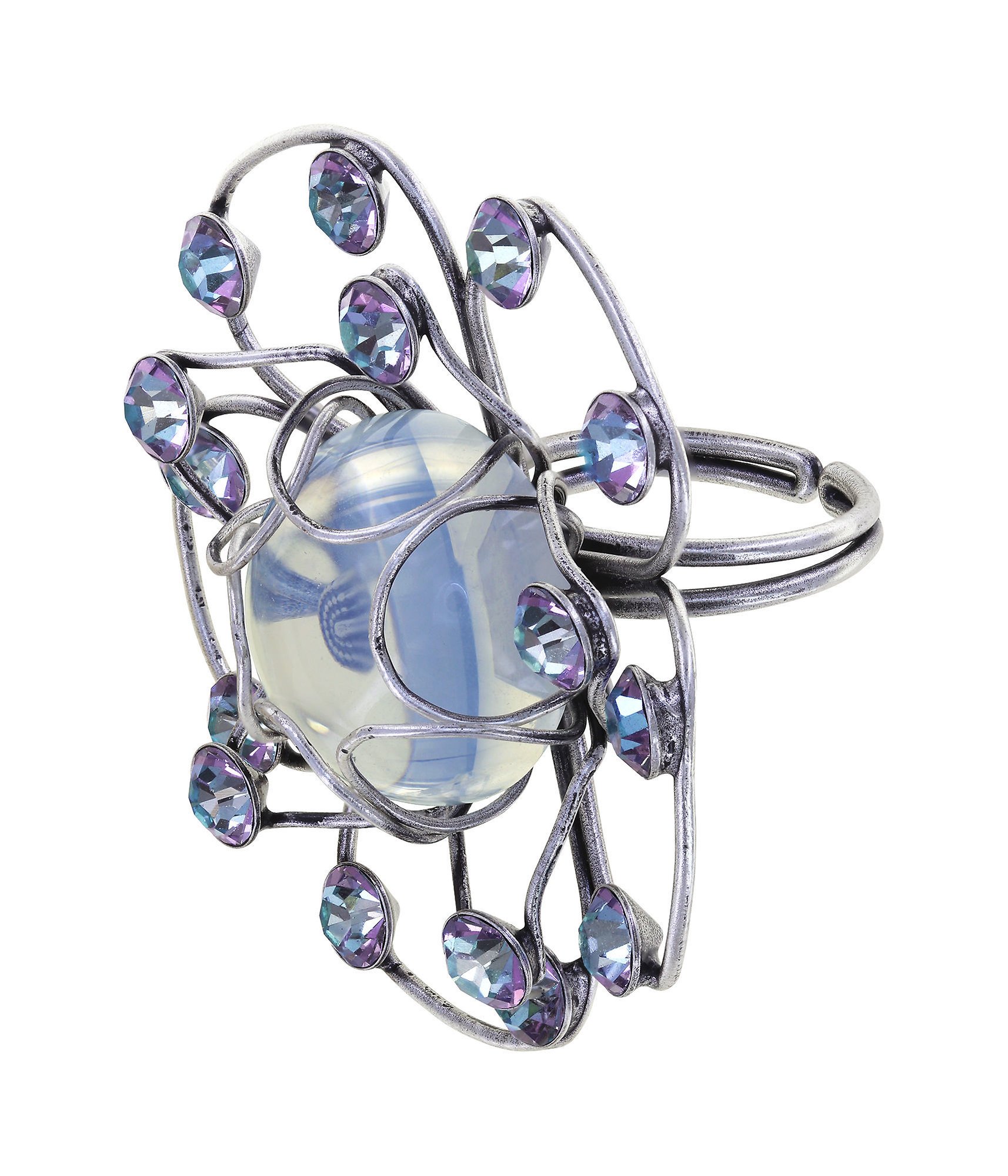 image for Ring Verlorene Unschuld am Gartenzaun White  size XL