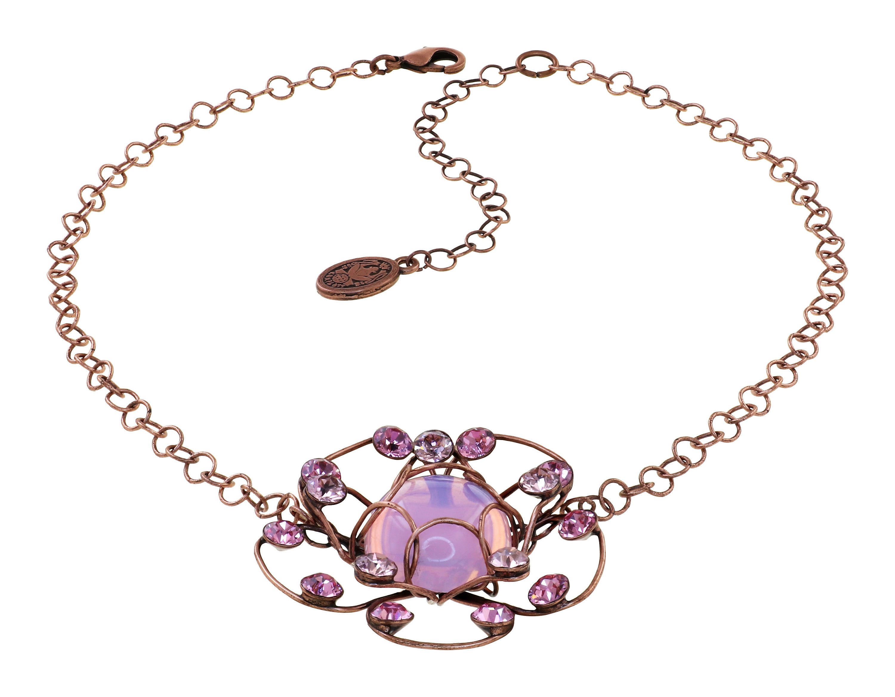 image for Necklace Verlorene Unschuld am Gartenzaun Pink  size XL