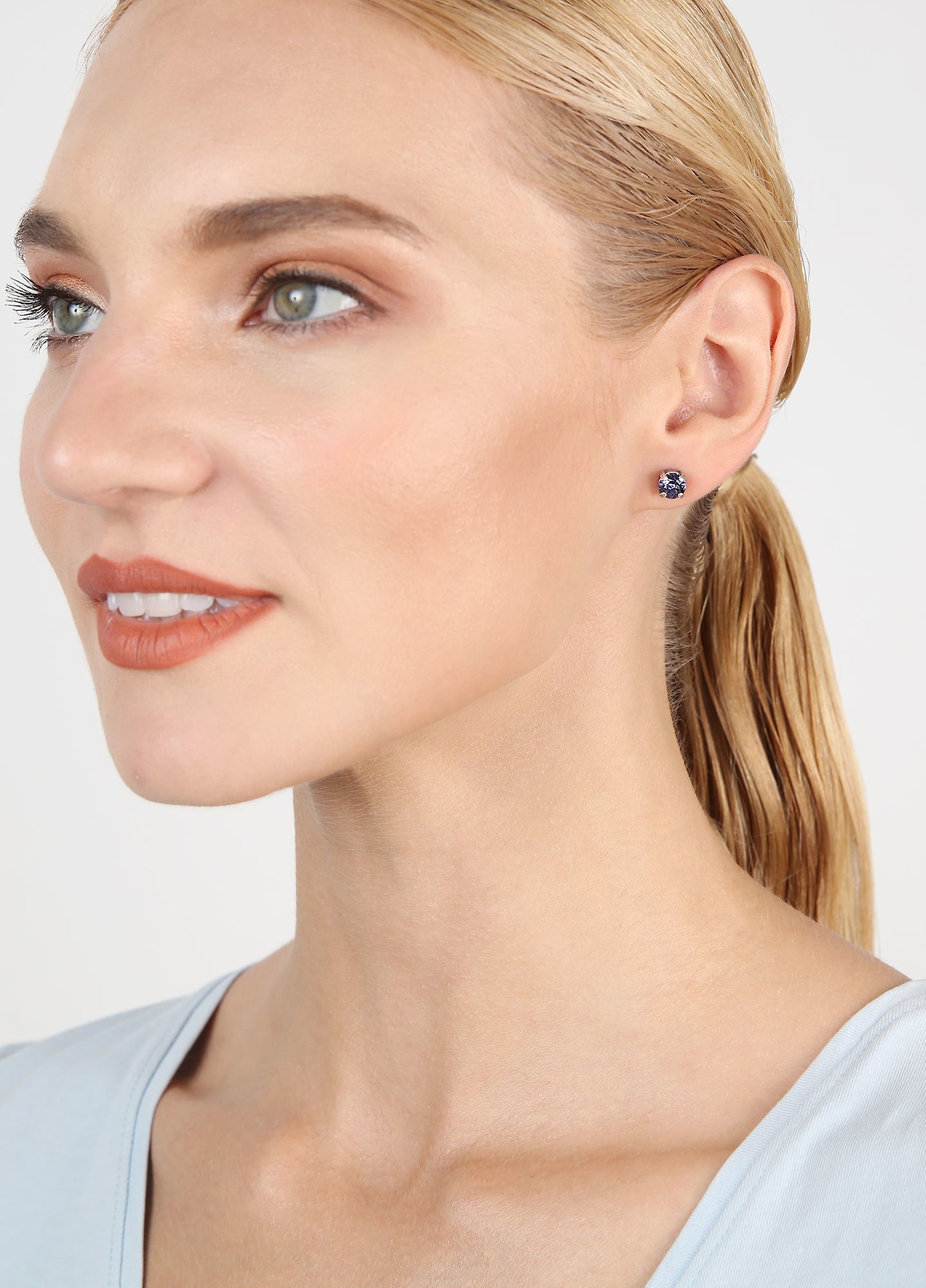 Bild für Ohrstecker Black Jack Lila Tansanit SS 29