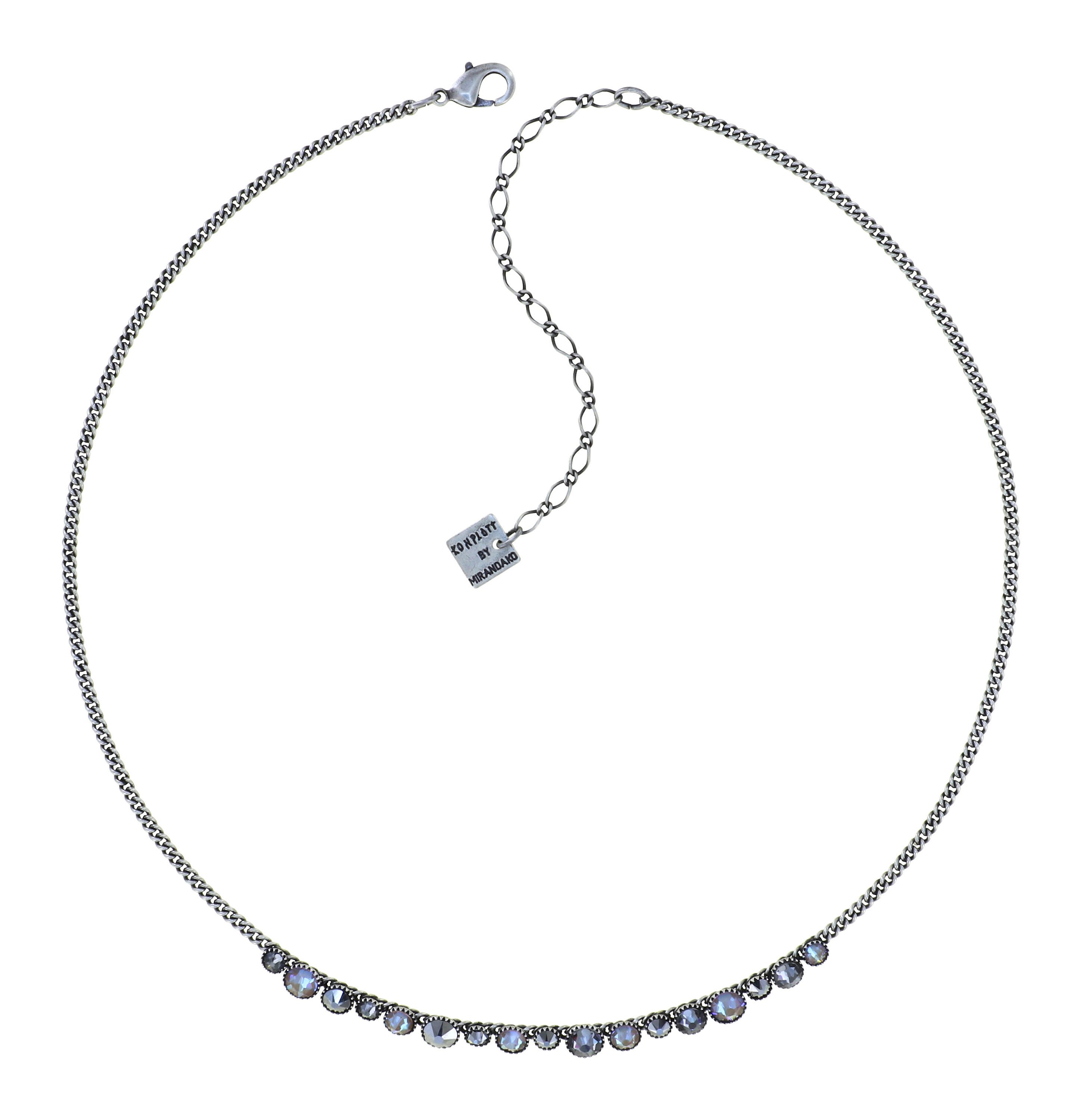 image for Necklace Water Cascade Grey  
