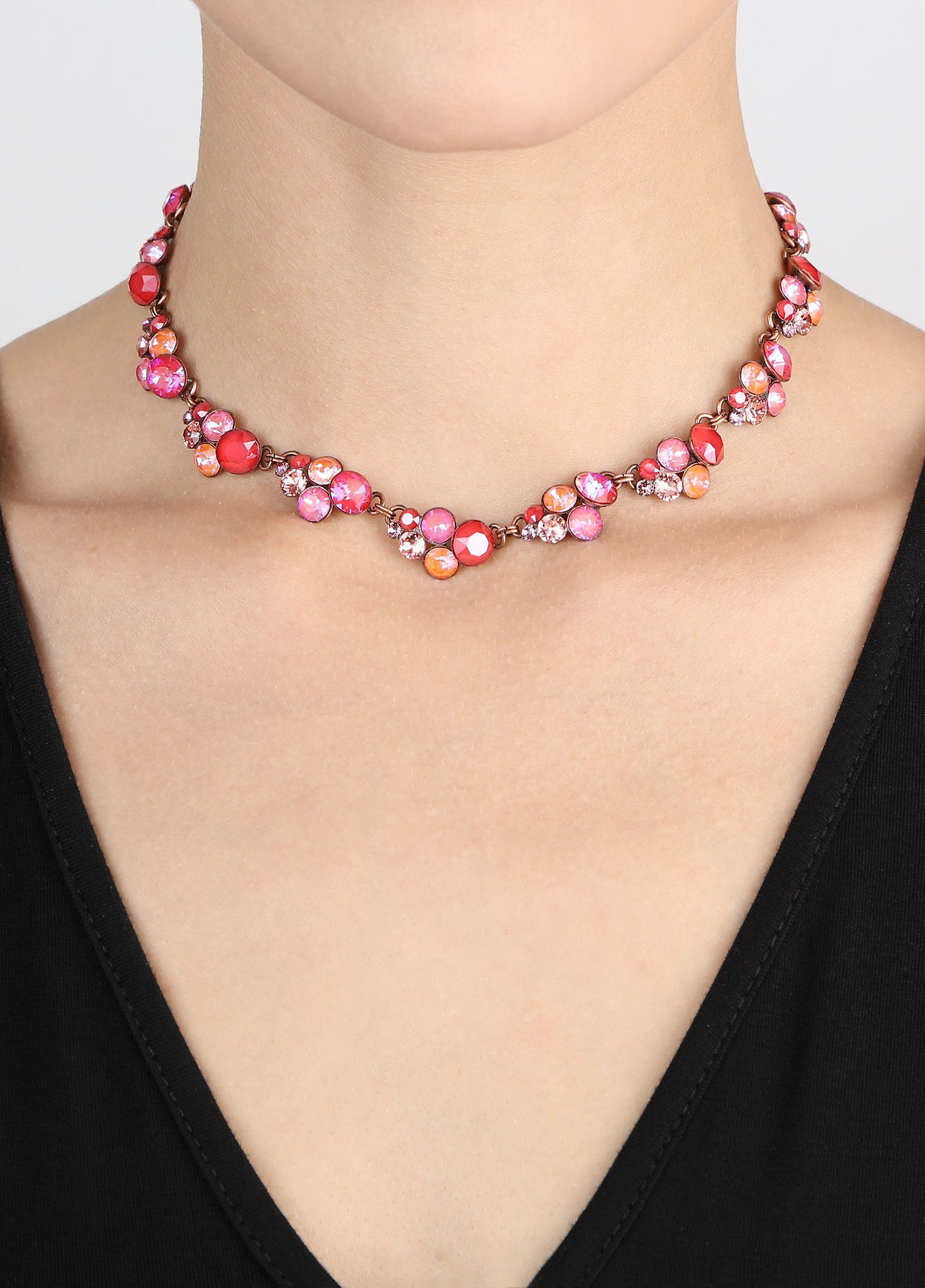 image pour Collier Collier Petit Glamour Pastèque coralline 