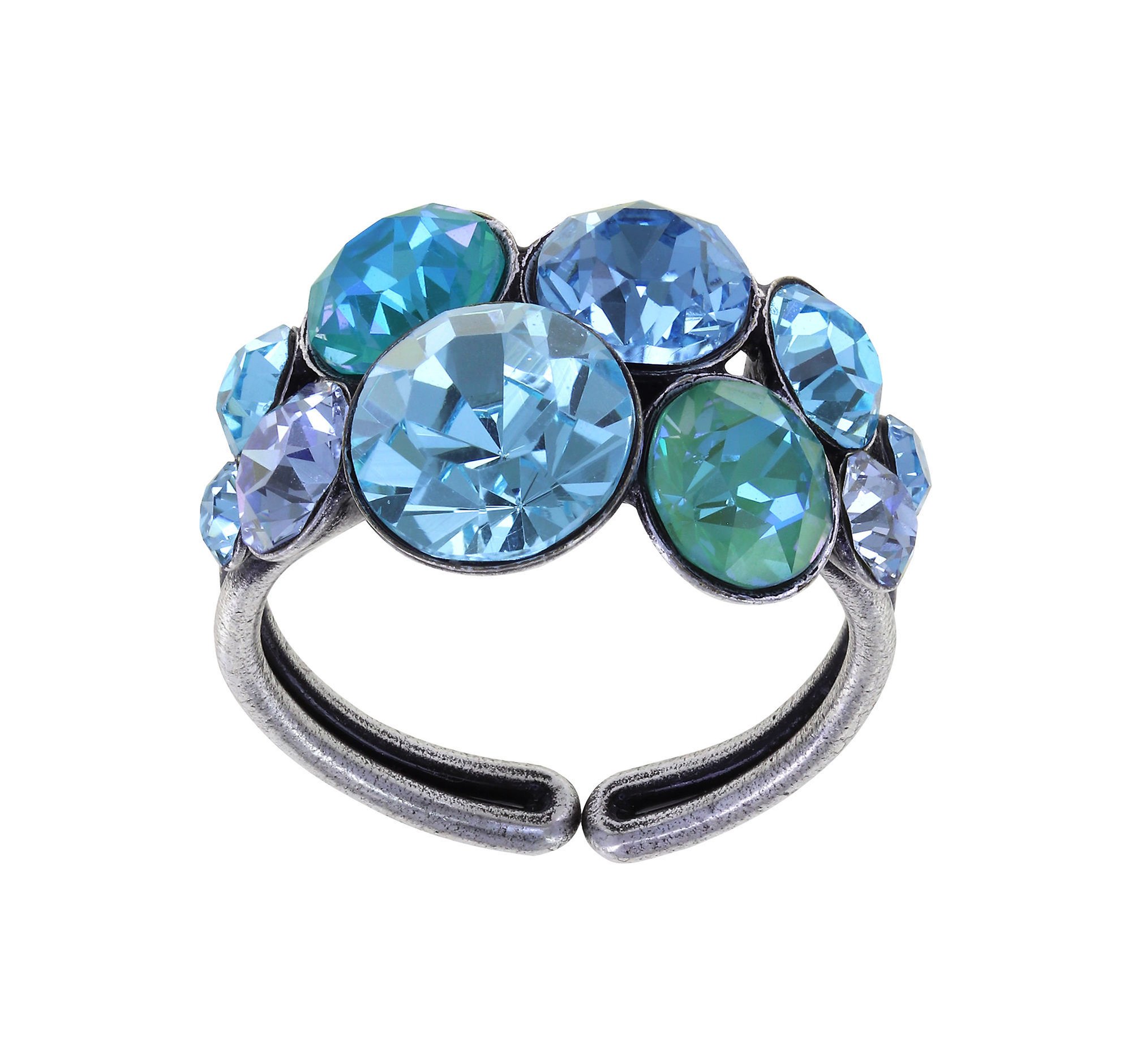image for Ring Petit Glamour Light Blue  