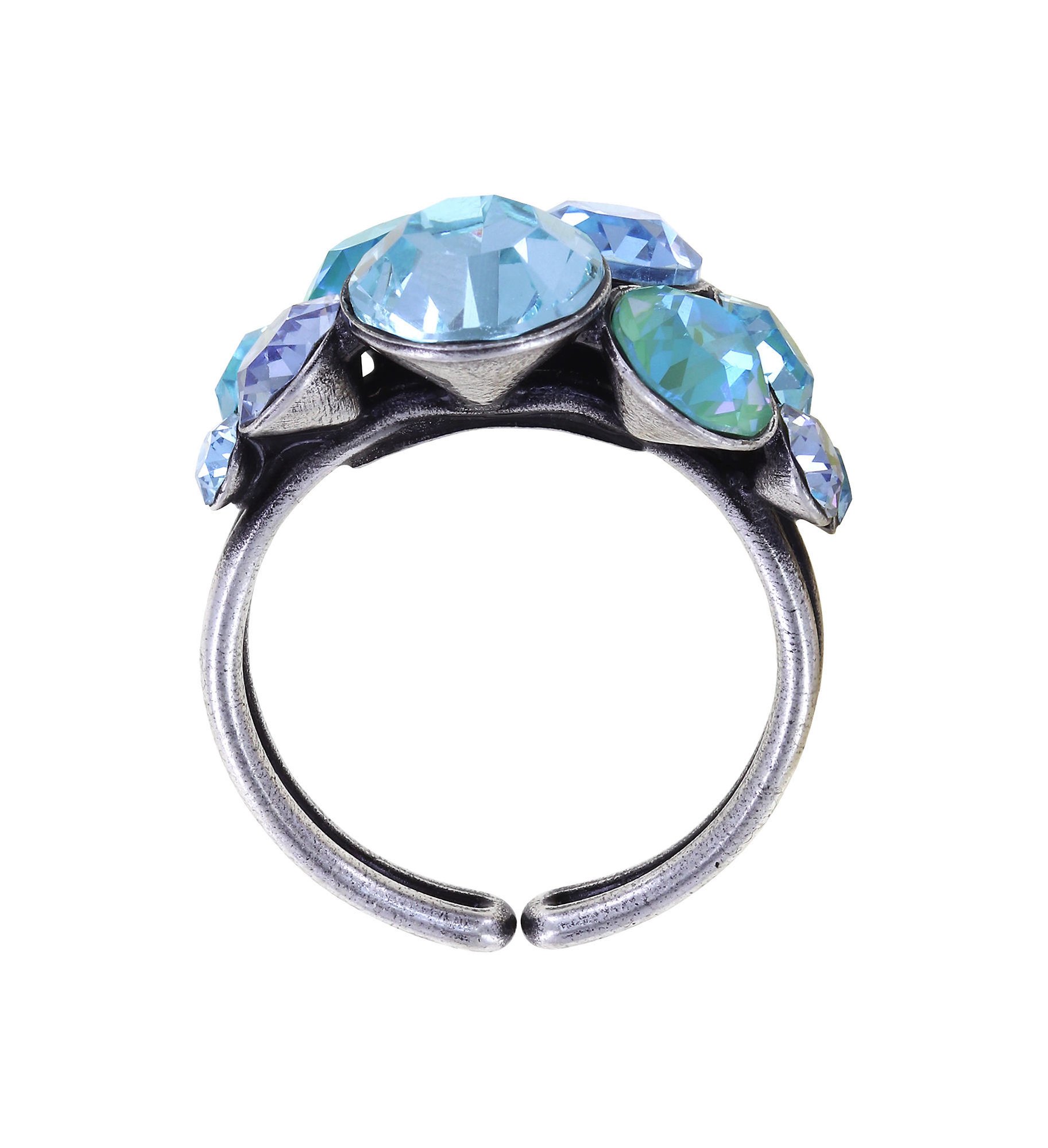image for Ring Petit Glamour Light Blue  