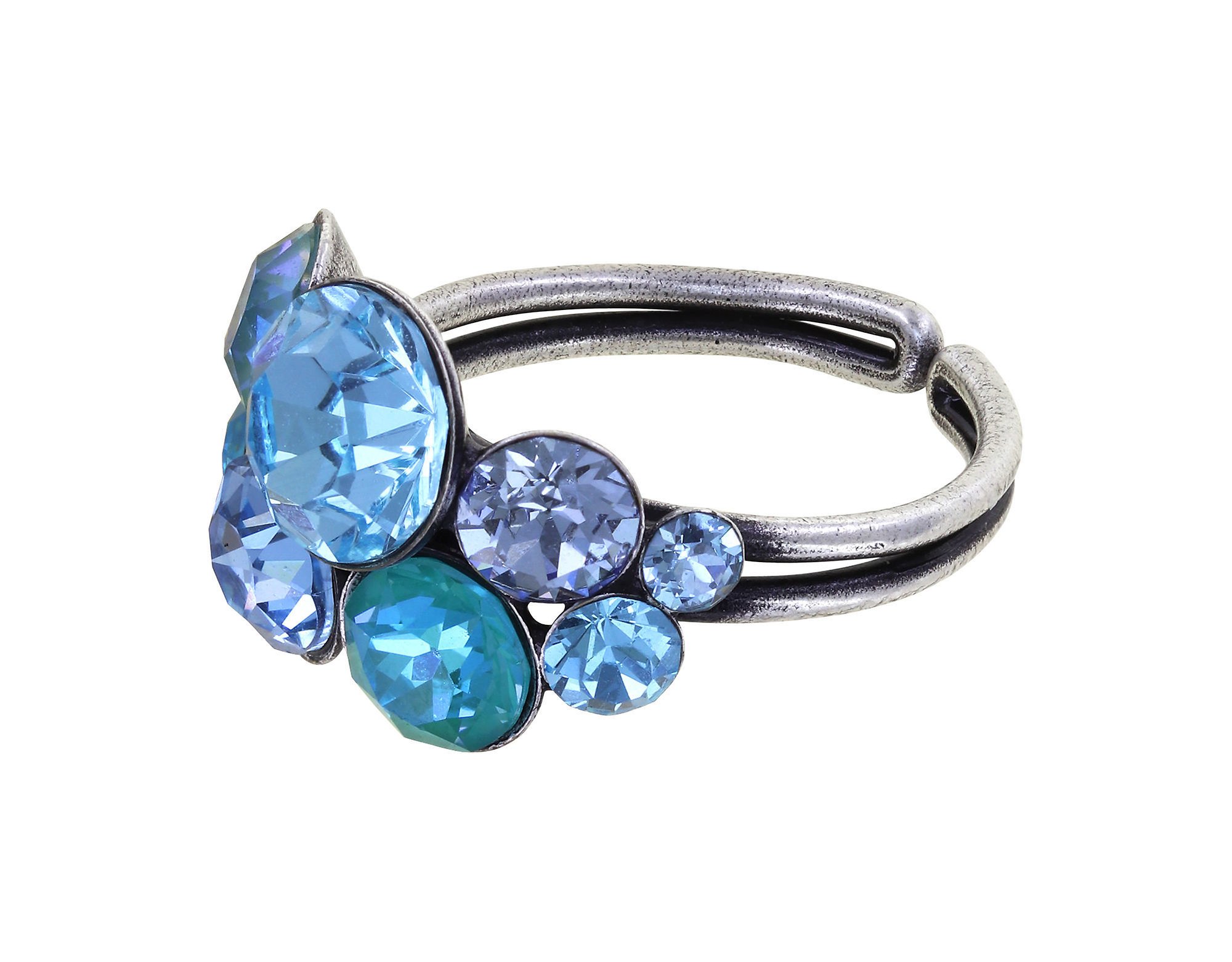 Bild für Ring Petit Glamour Hellblau  