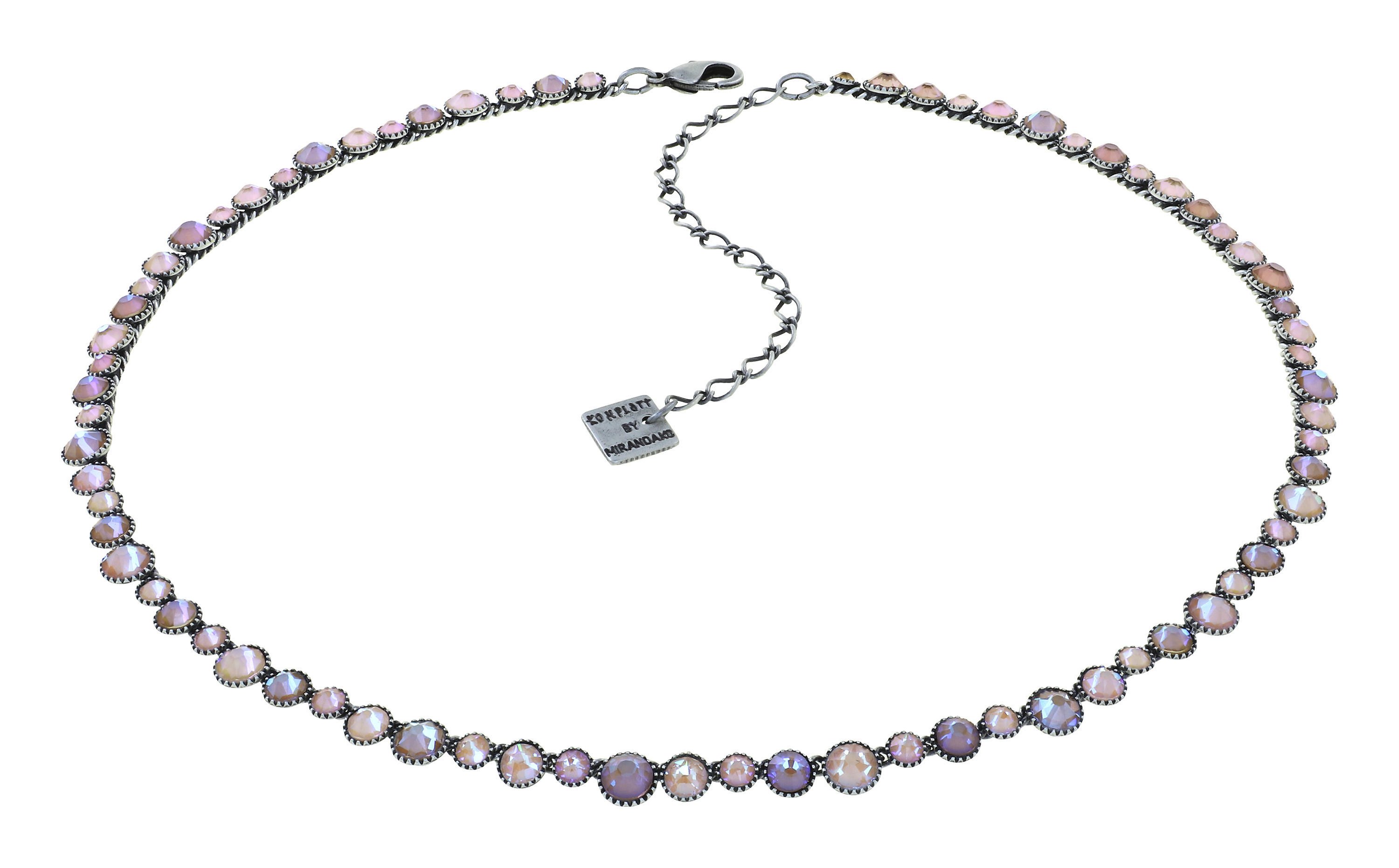 image pour Collier Water Cascade Blanc / Rose Clair  