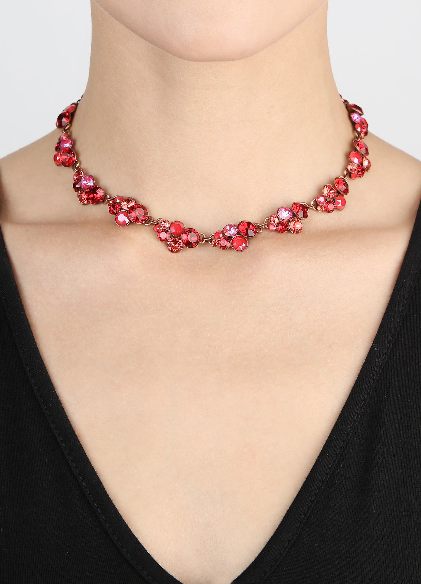 image pour Collier Collier Petit Glamour Rouges Mystiques coralline 