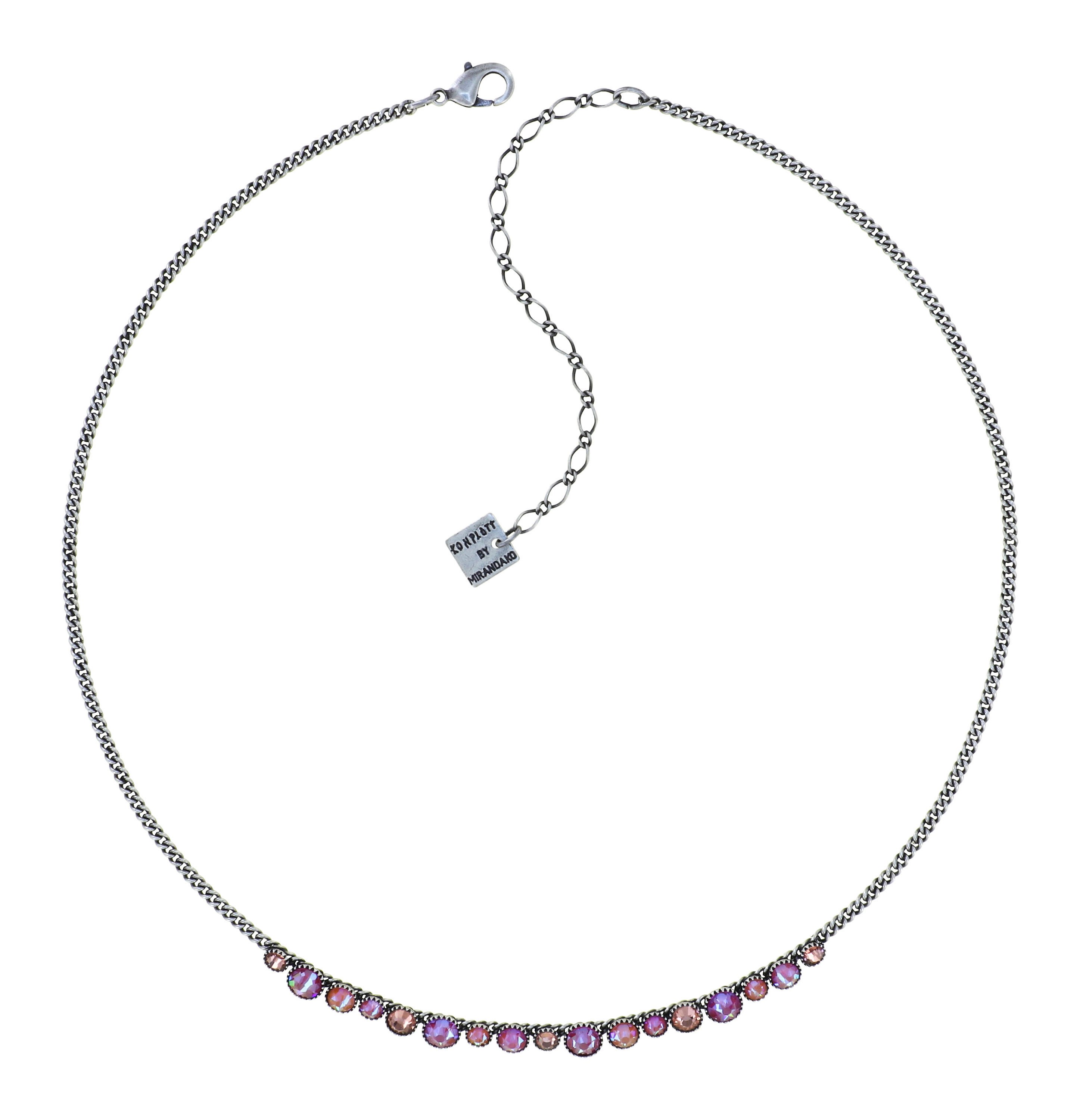 image for Necklace Water Cascade Pink  