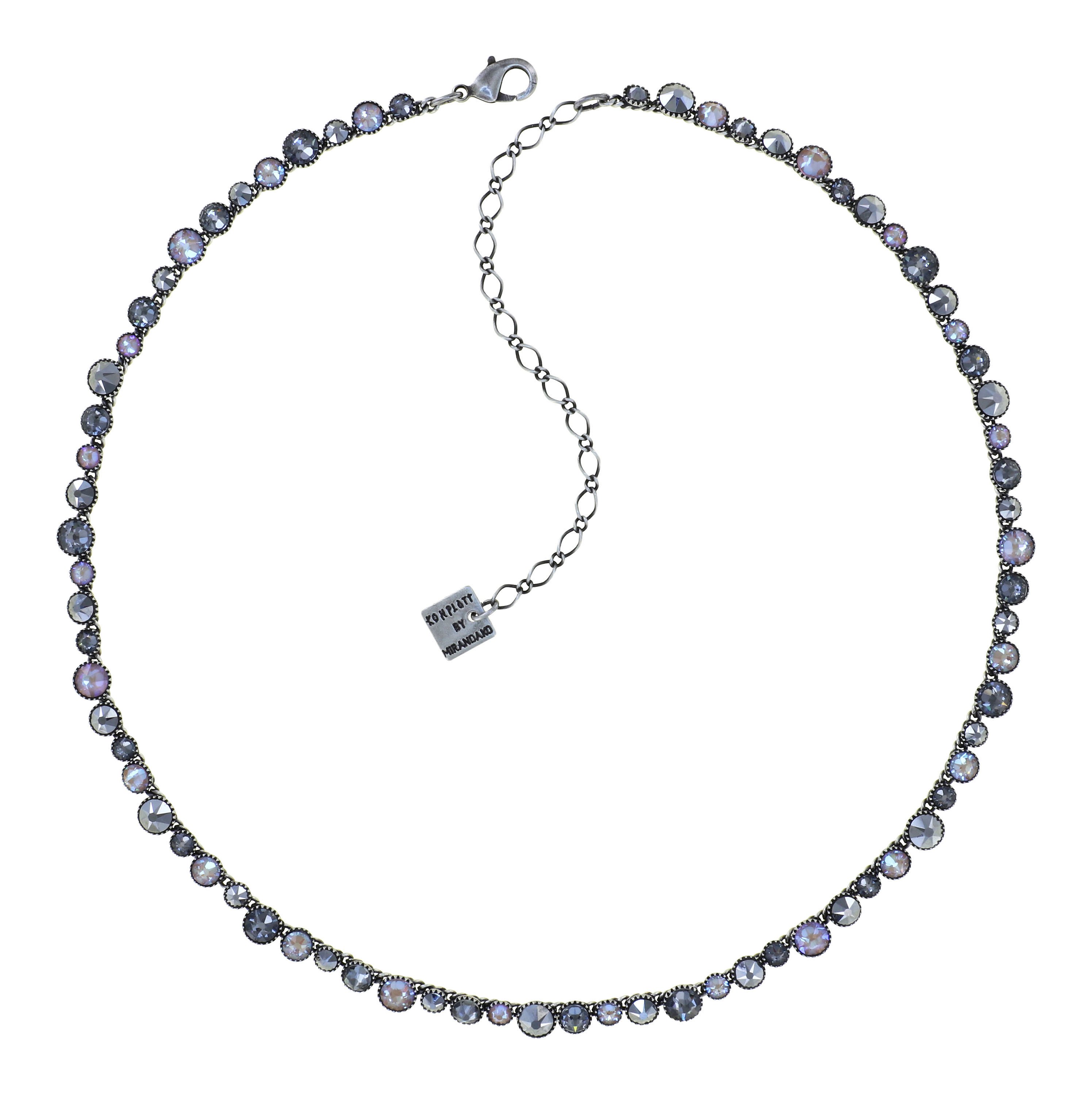 image pour Collier Water Cascade Gris  