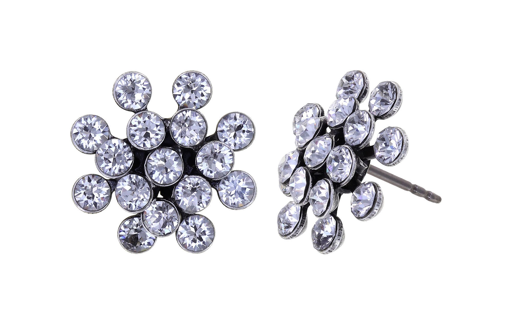 image for Earring stud Magic Fireball White  mini