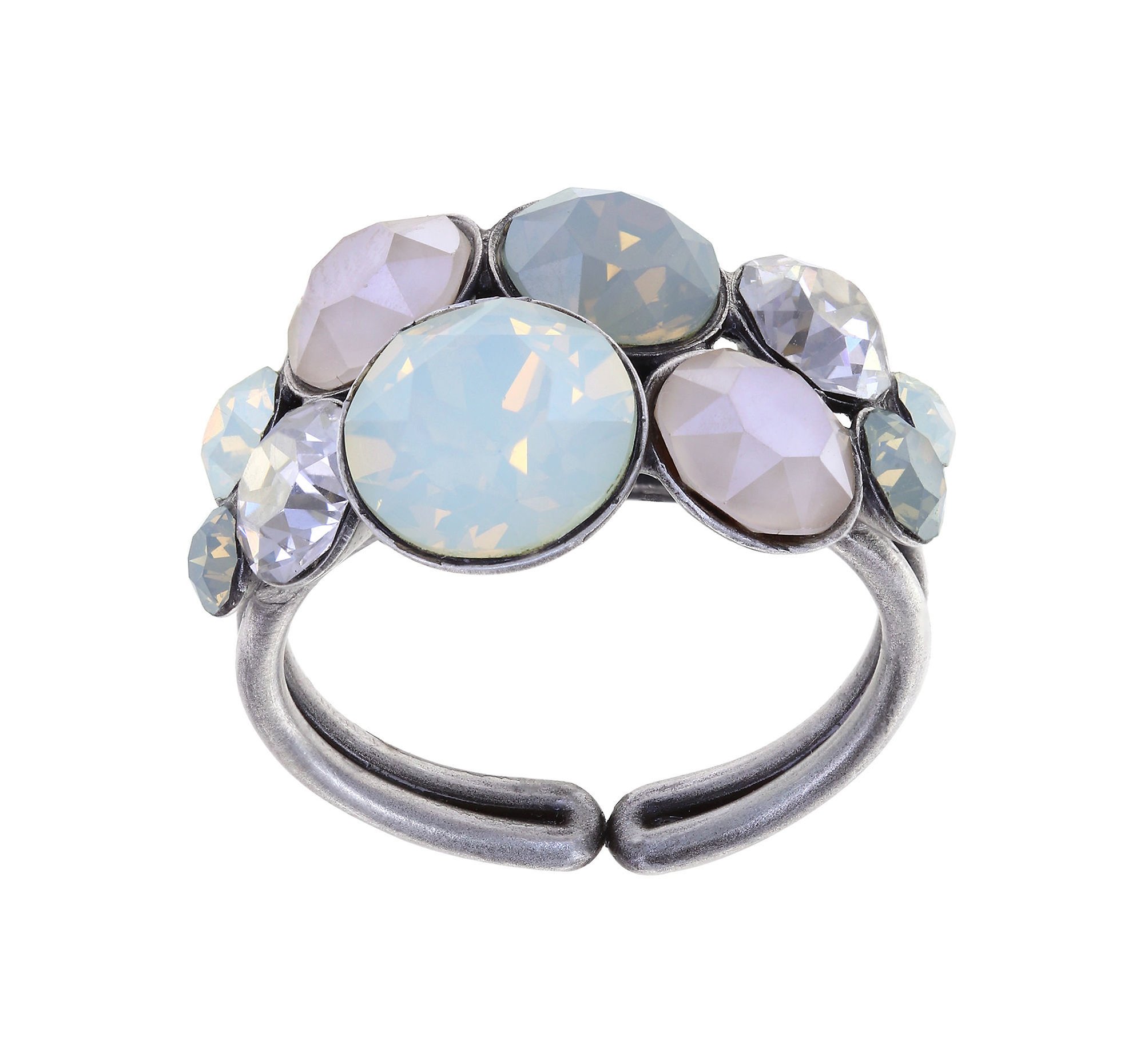 Bild für Ring Petit Glamour Steinweiß Weiß 