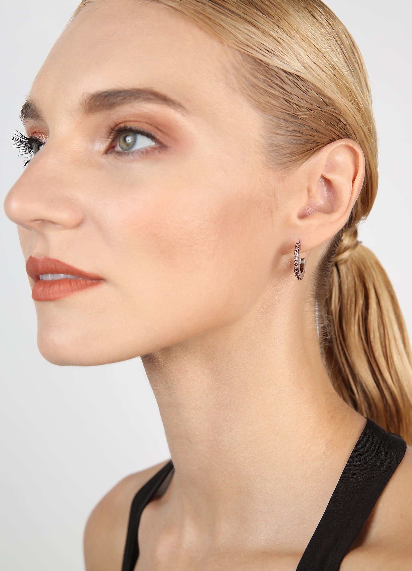 Bild für Creolen Daily Glam Hellbraun Hell-Braun 19mm