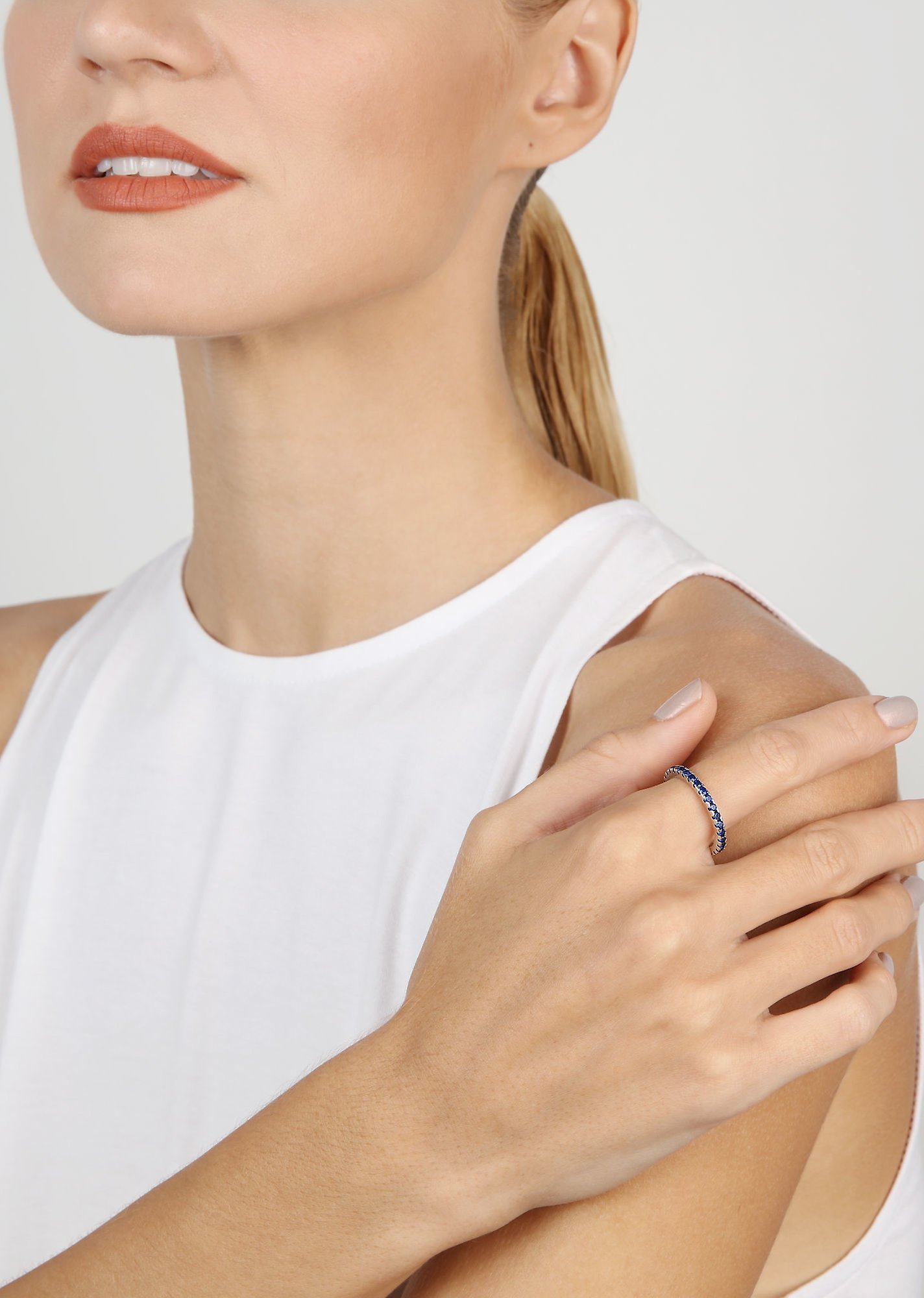 image for Ring Daily Glam Light Sapphire light sapphire 58mm