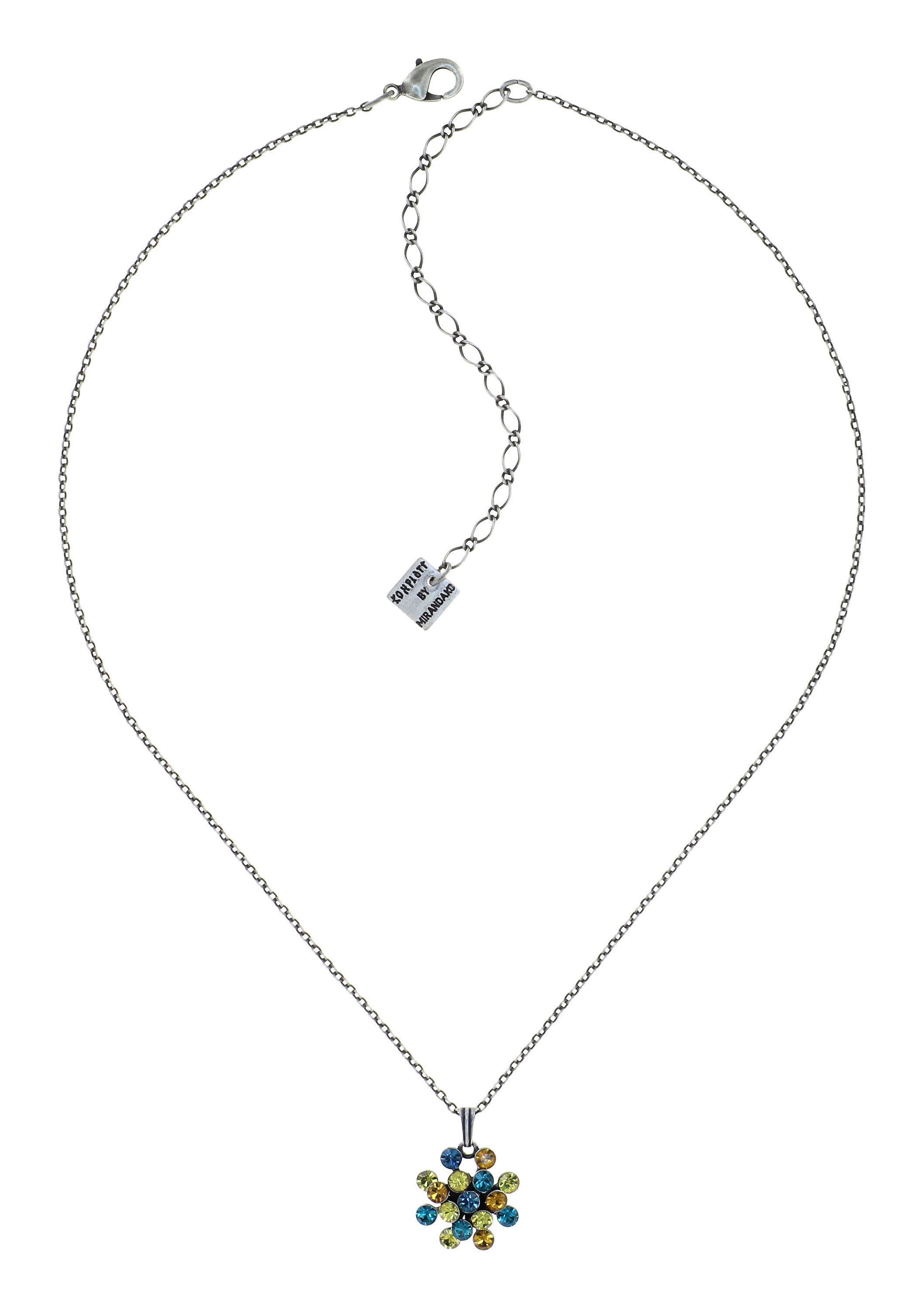 image pour Collier pendant Magic Fireball Bleu / Jaune  mini