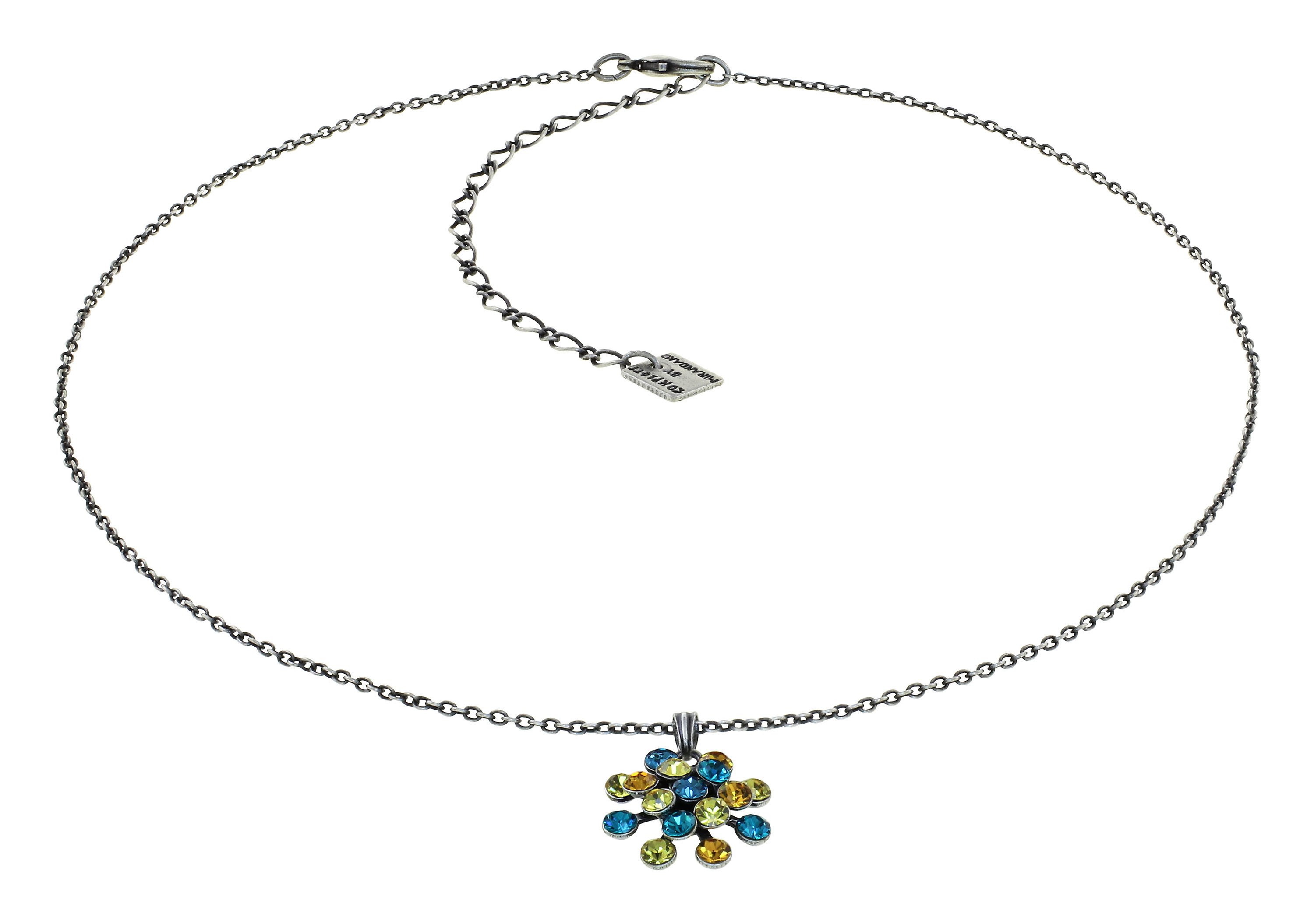 image for Necklace Pendant Magic Fireball Blue / Yellow  mini