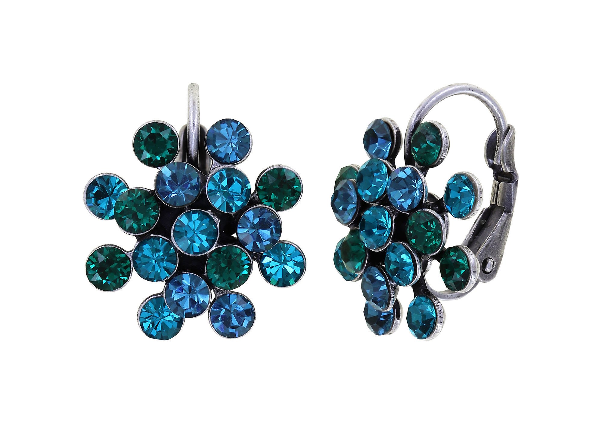 image pour Boucles d'oreilles Eurowire Magic Fireball Bleu / Vert  mini