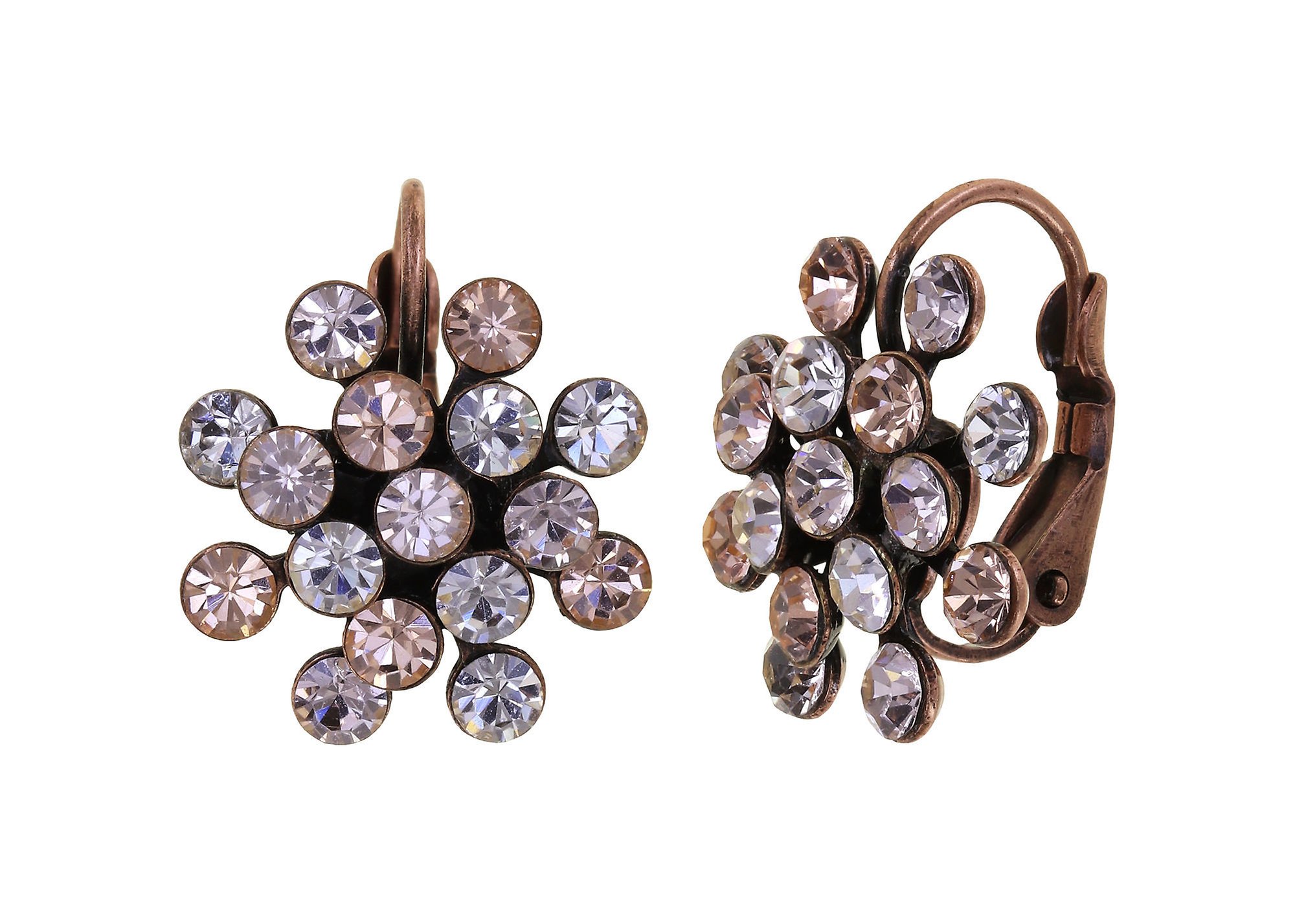 image pour Boucles d'oreilles Eurowire Magic Fireball Beige  mini