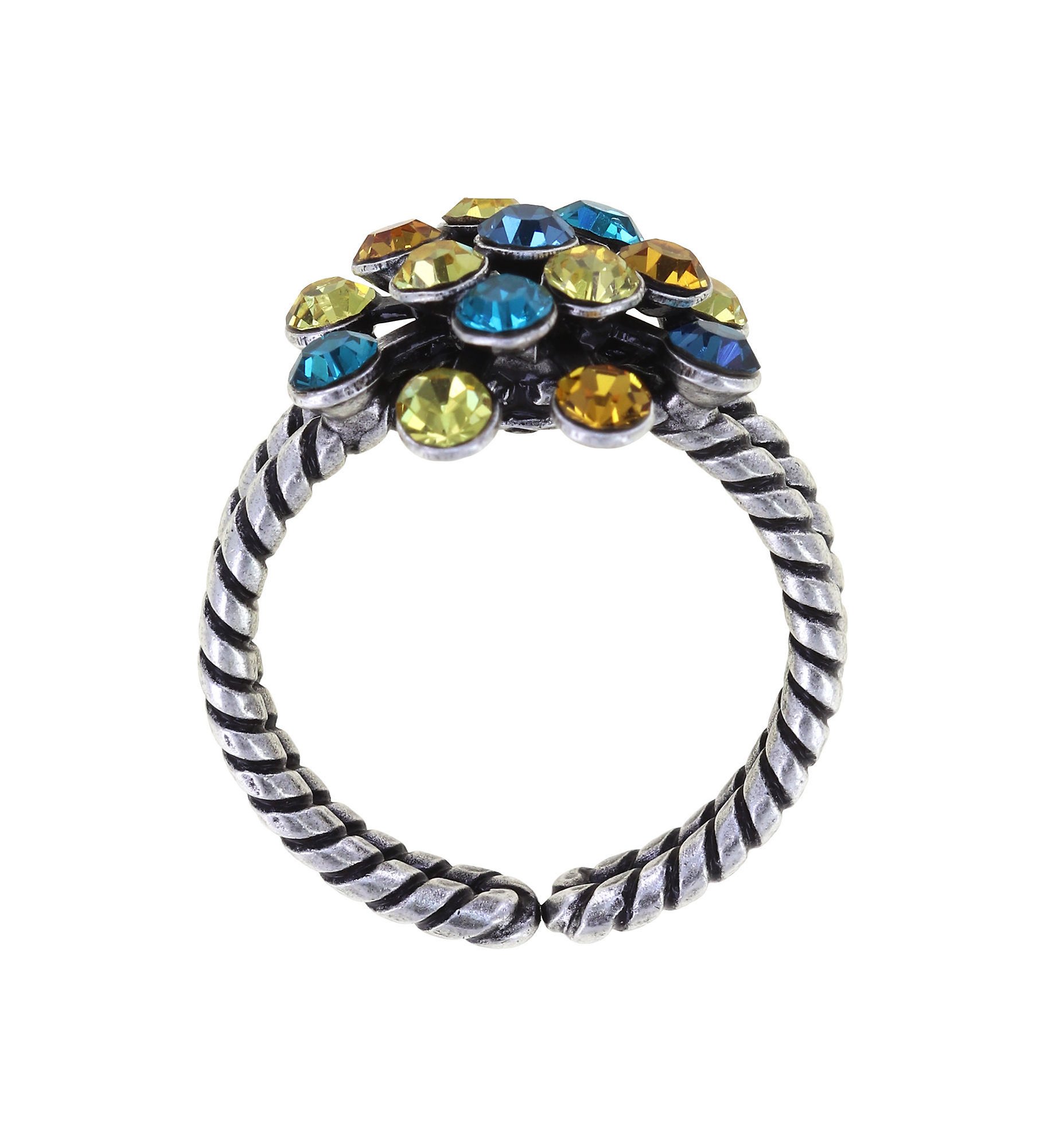 image pour Anneau Magic Fireball Bleu / Jaune  mini