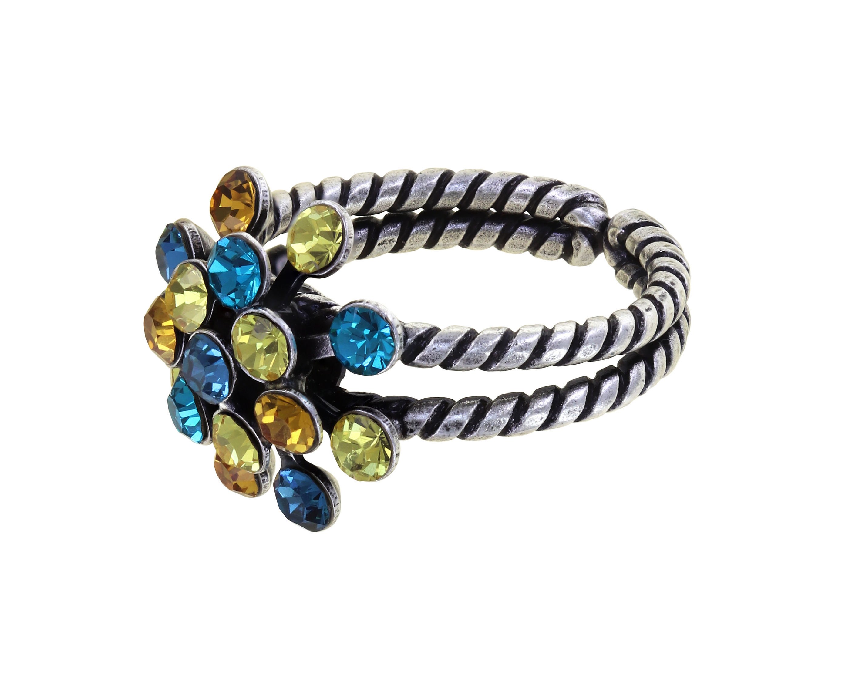 image pour Anneau Magic Fireball Bleu / Jaune  mini