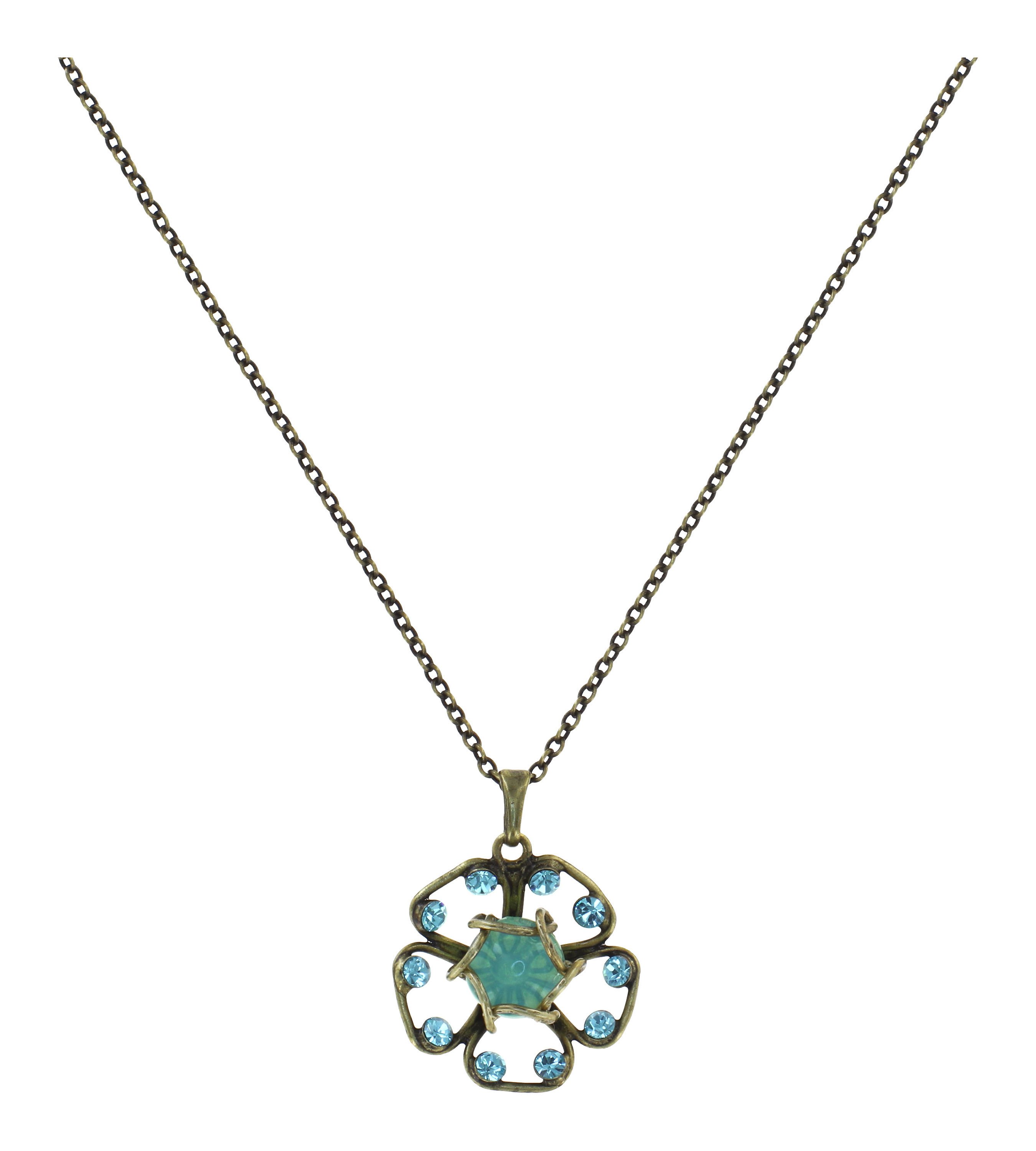 image for Necklace Pendant Verlorene Unschuld am Gartenzaun Green  size XS