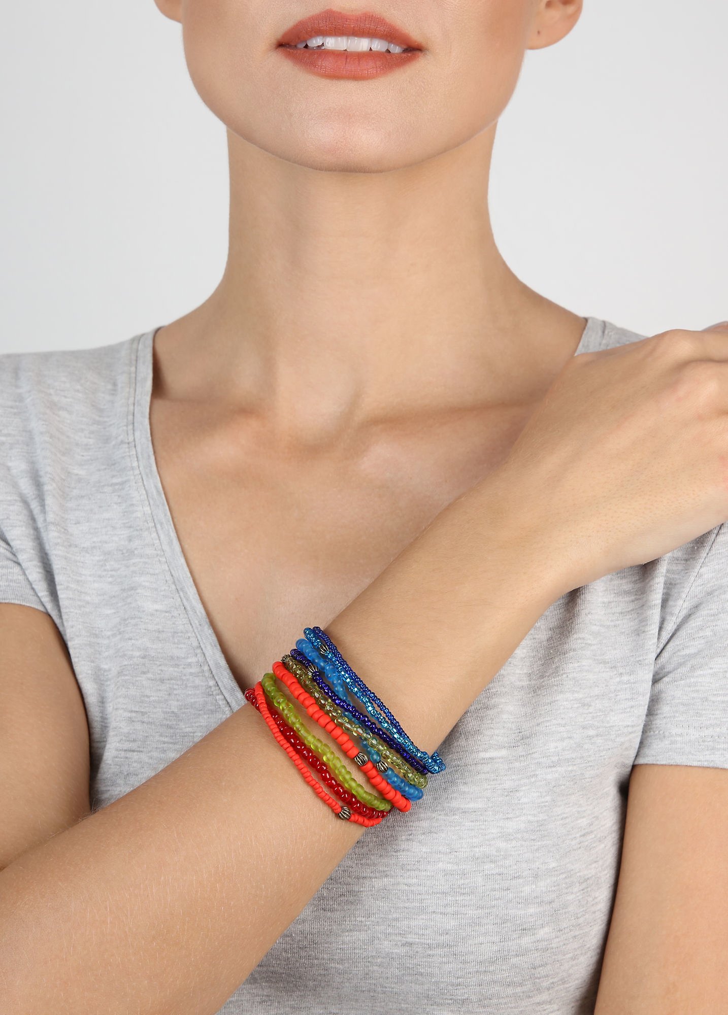 Bild für Armband elastisch Petit Glamour d´Afrique Multi  