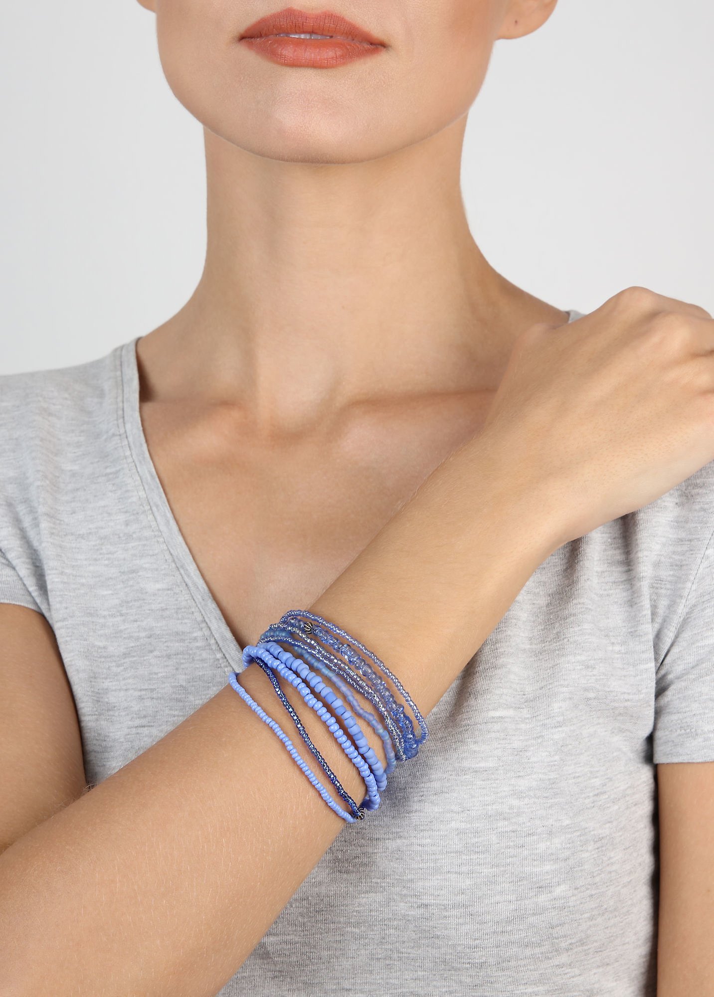 image for Bracelet Elastic Petit Glamour d´Afrique Blue  