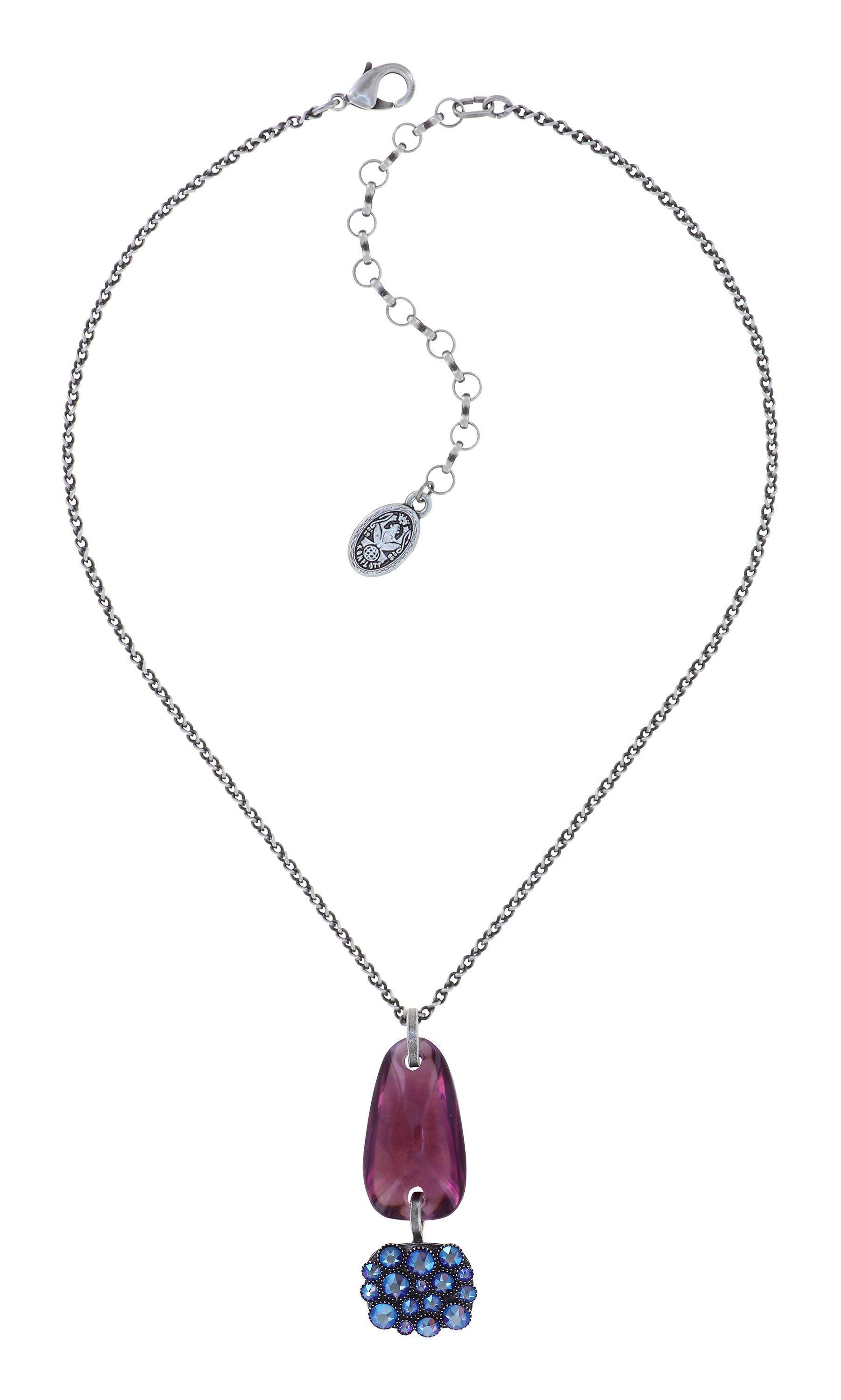 image pour Collier pendant Earth, Wind and Business Bleu / Lila  