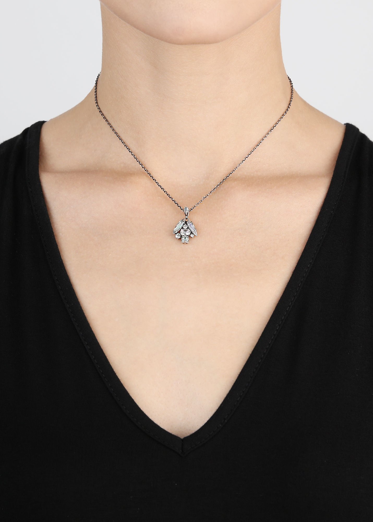 image pour Collier pendant Abegail Multi Pastel  