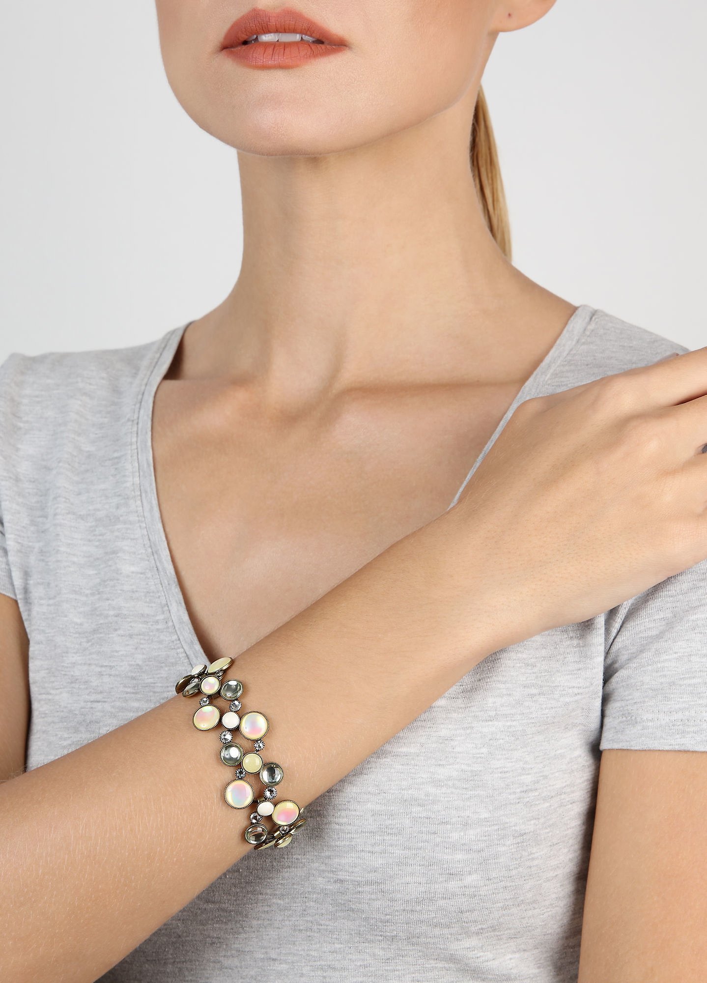 image pour Bracelet Shopping Drops Blanc  