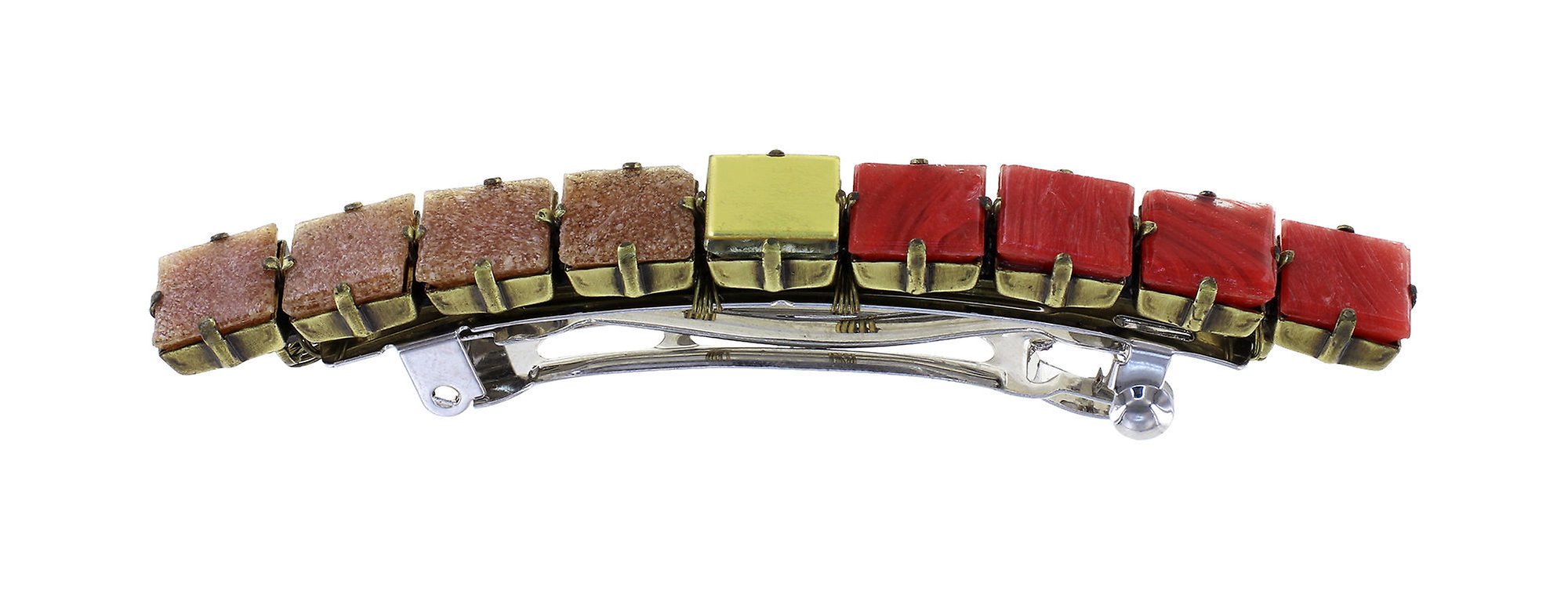 image pour Barrette Cleo beige/red  