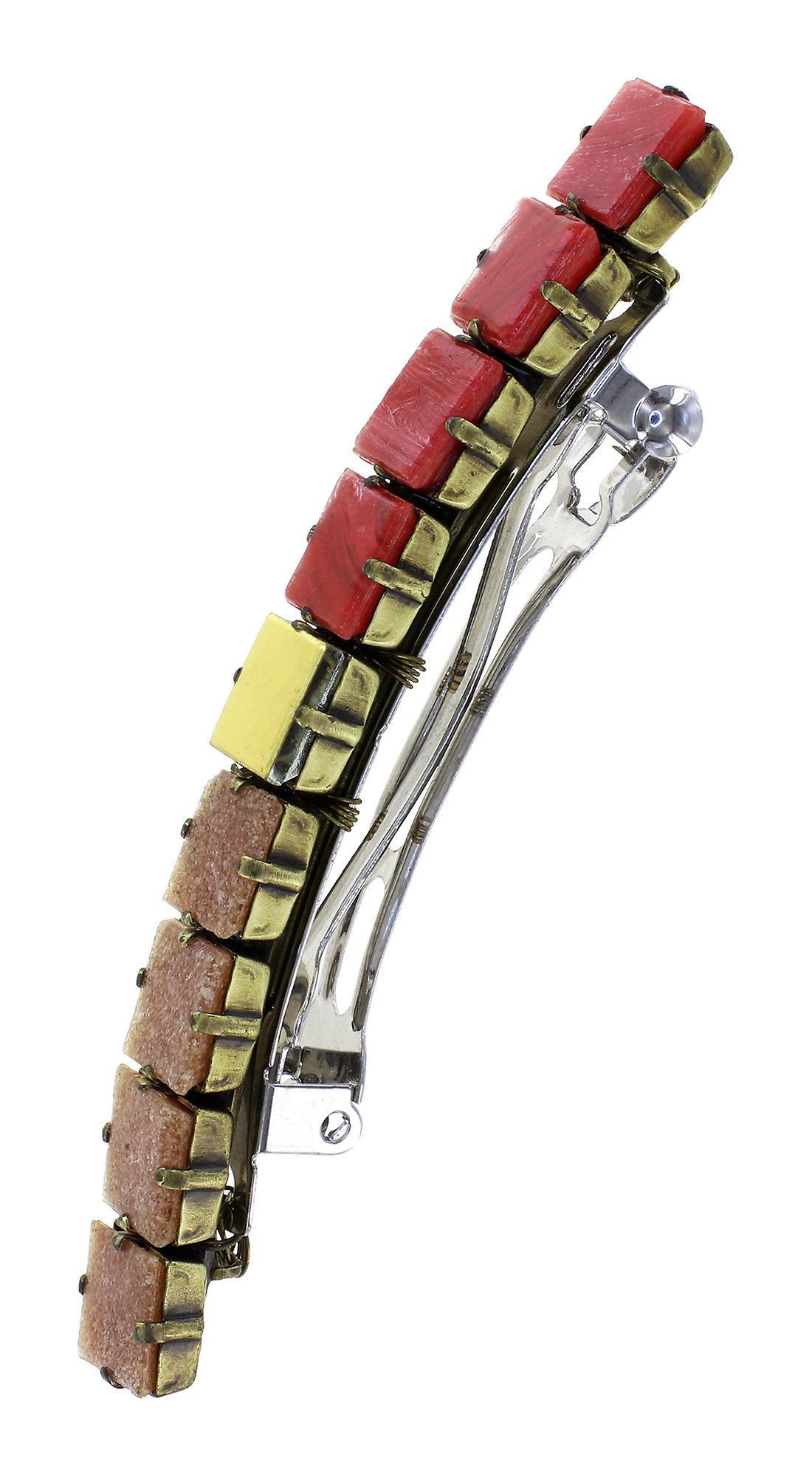 image pour Barrette Cleo beige/red  