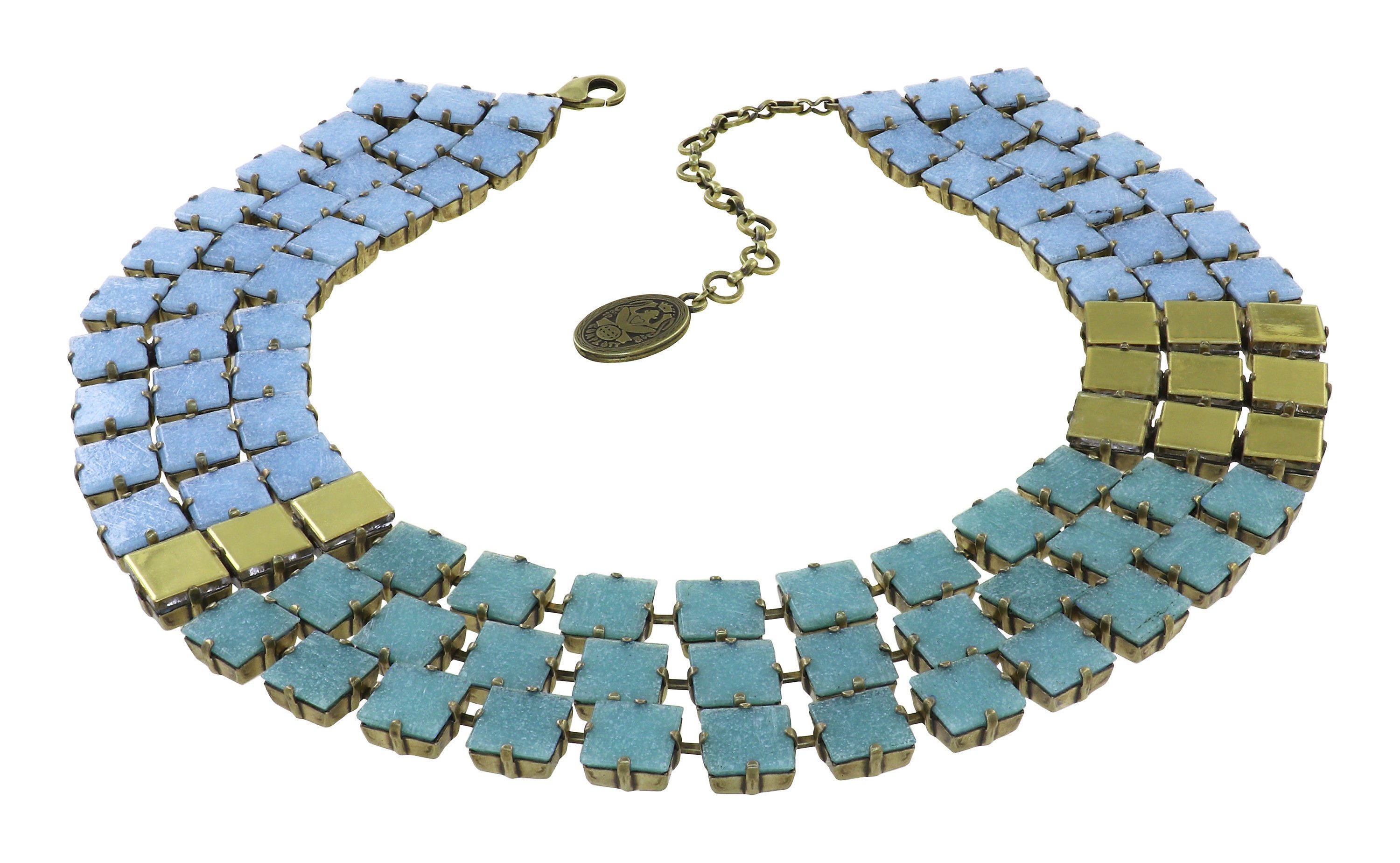 Bild für Halskette Collier Cleo Hellblau  